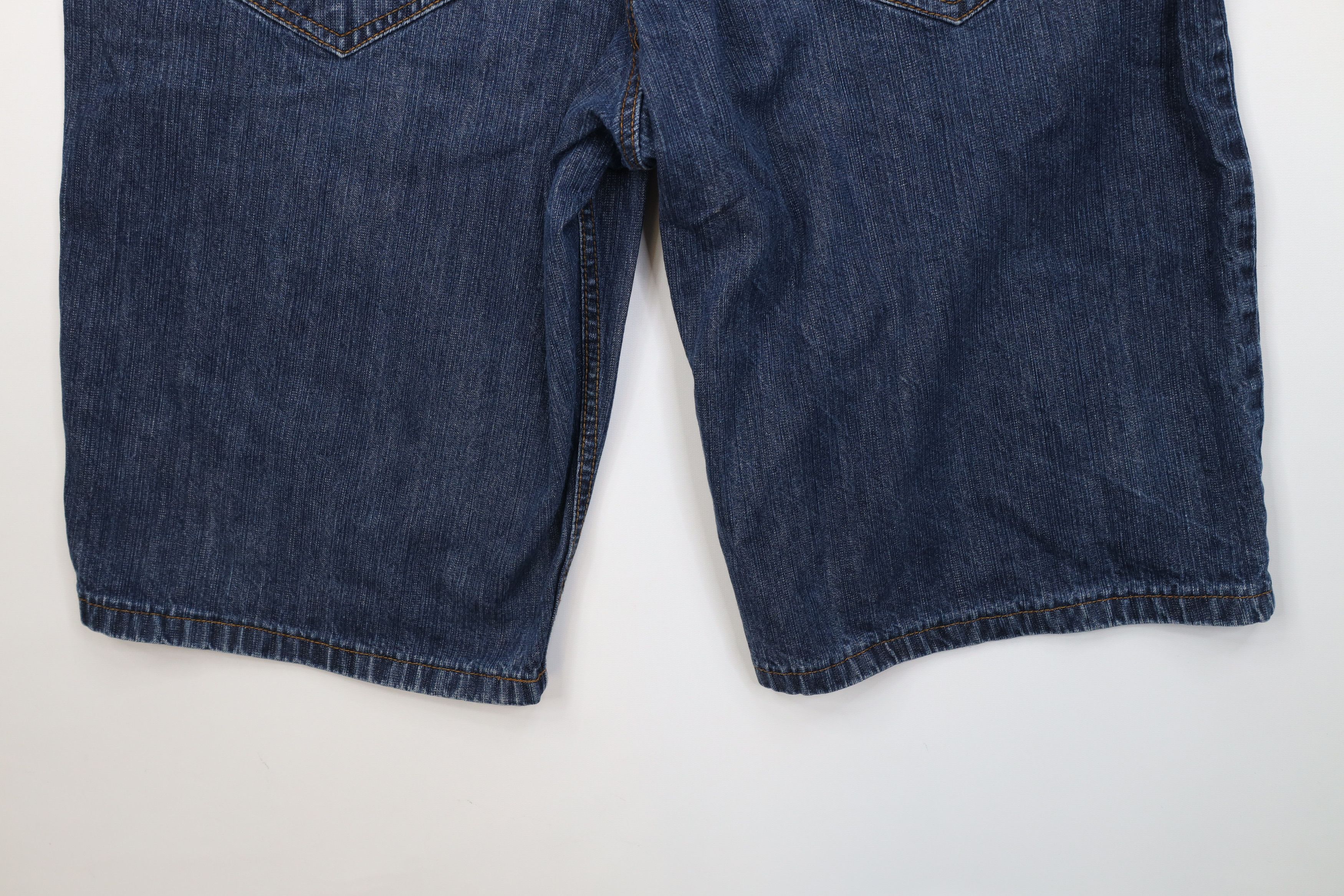 Rocawear Vintage 90s Y2K Rocawear Fit Denim Jean Shorts Blue Cotton Size US 40 / EU 56 - 14 Thumbnail