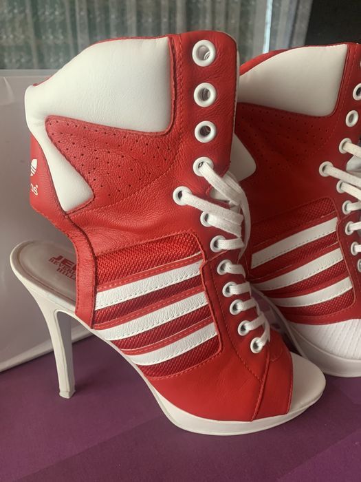 Adidas × Jeremy Scott Adidas Jeremy Scott HIGH HEEL BOOTS, WOMENS shoes 5,5 D65702 Size US 5.5 / IT 35.5 - 1 Thumbnail