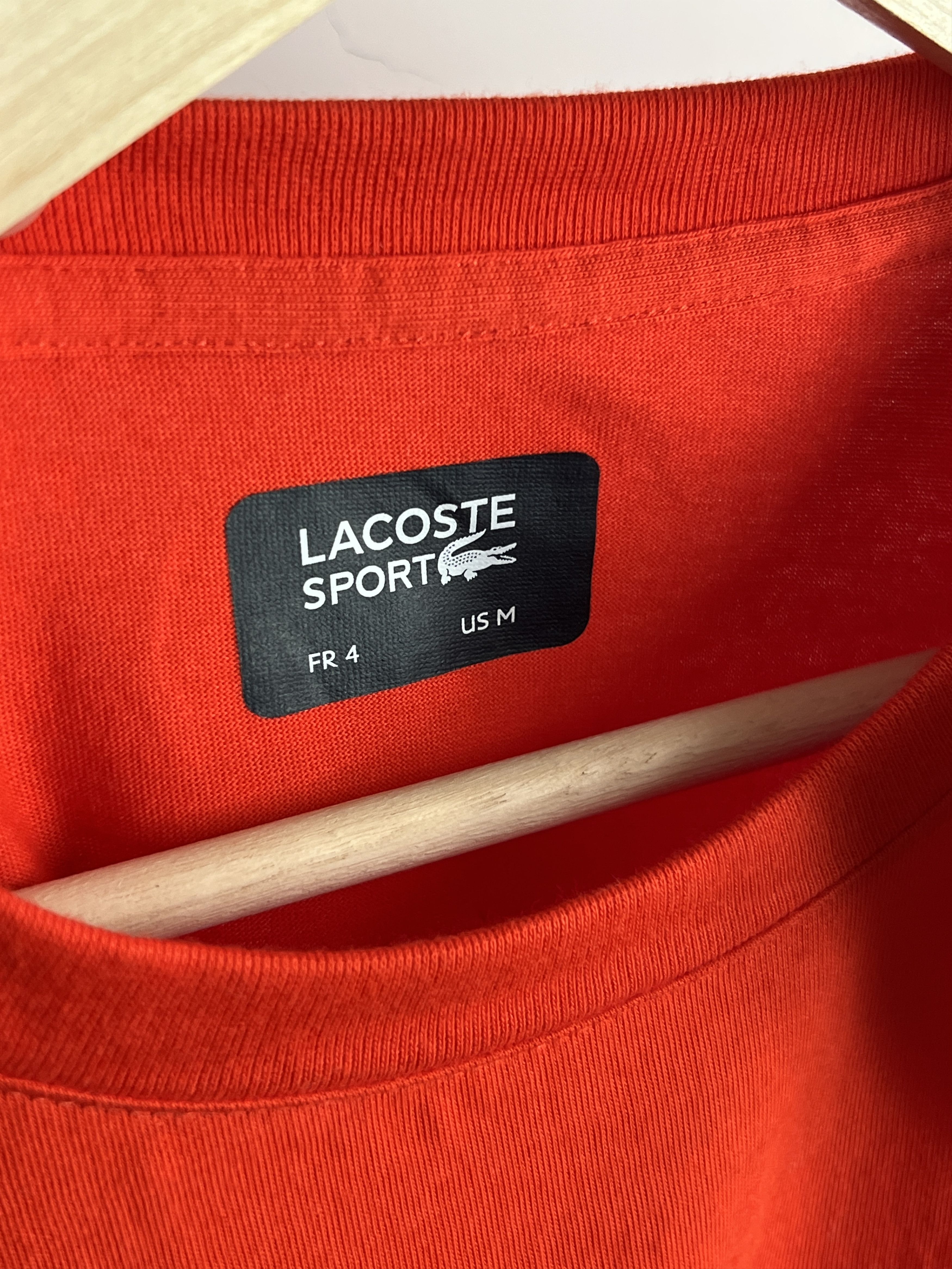 Lacoste Tee Lacoste Sport Orange T Shirt Size 4 Medium Size US M / EU 48-50 / 2 - 6 Thumbnail