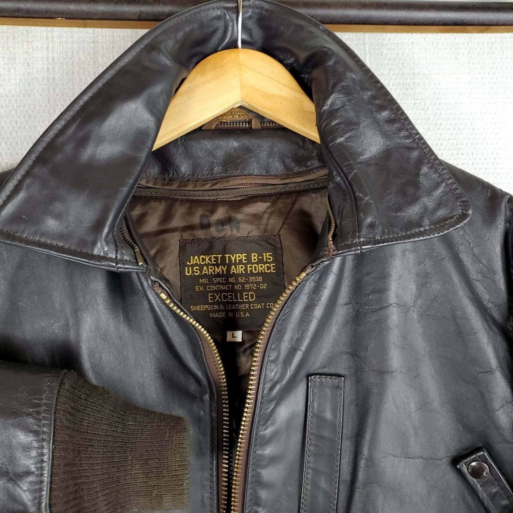 Vintage VTG Excelled Leather Jacket Men Bomber Jacket Large B-15 Zip Liner Vest Thinsulate Insulated Brown Vintage Size US L / EU 52-54 / 3 - 2 Thumbnail