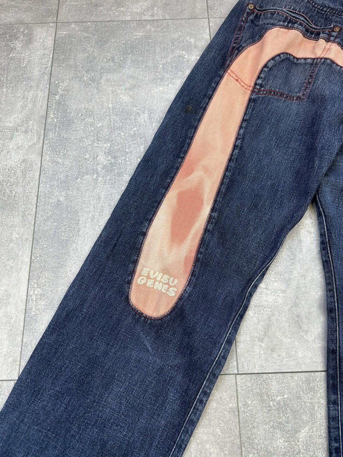 Evisu Vintage Evisu Japanese Denim Jeans Pants Overprint Logo Size US 30 / EU 46 - 8 Thumbnail