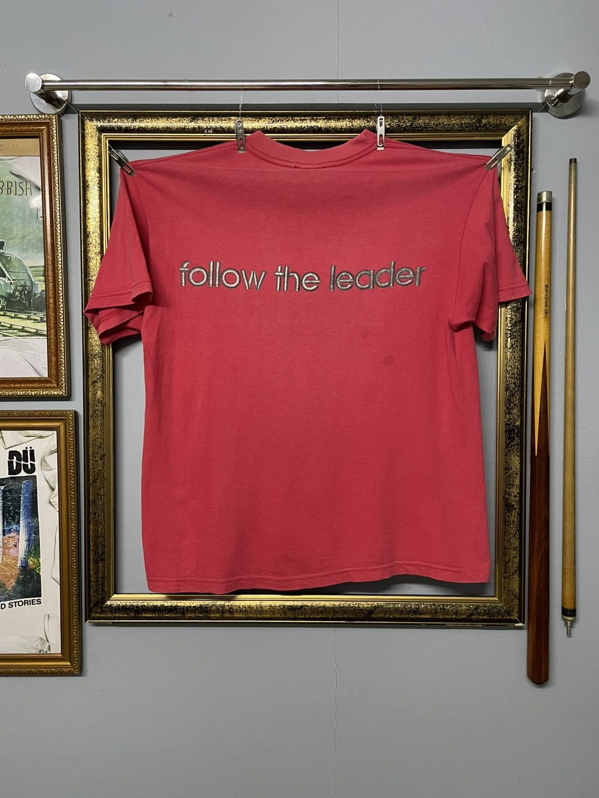 Vintage 1990s Korn Follow The Leader Boxy Sunfaded Distressed Tee Size US S / EU 44-46 / 1 - 8 Thumbnail