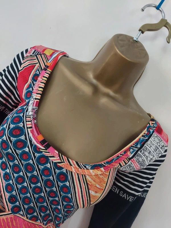 Vintage Vintage 3/4 sleeve top Size M / US 6-8 / IT 42-44 - 7 Thumbnail