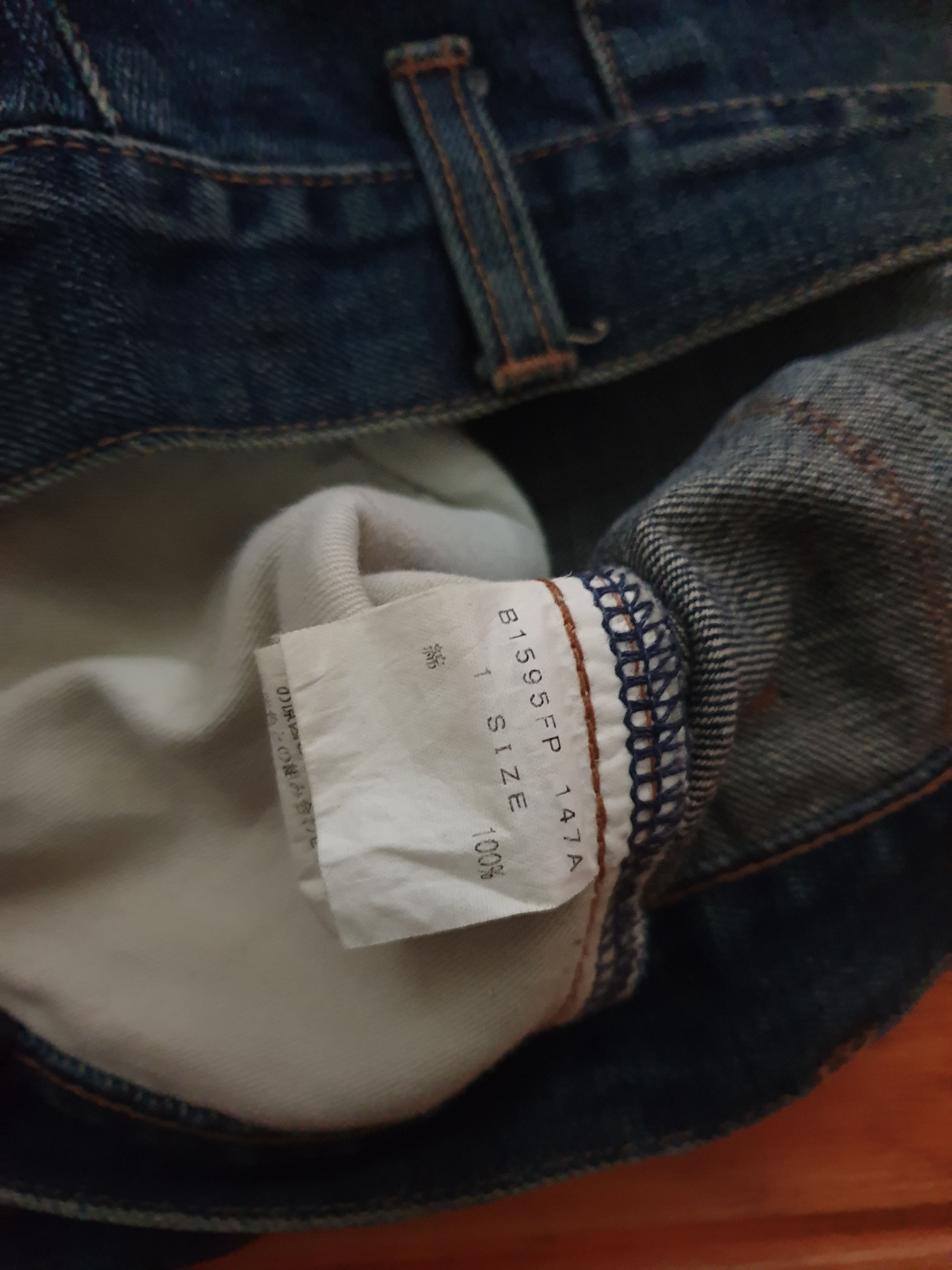 Issey Miyake 💥Frapbois Issey Miyake Japanese brand denim pant Size US 31 - 4 Thumbnail