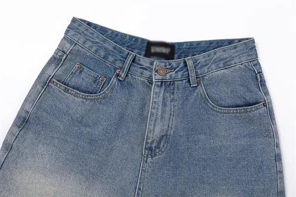 Japanese Brand Norika x Yumi Loose straight washed casual gradient jeans Size US 32 / EU 48 - 3 Thumbnail