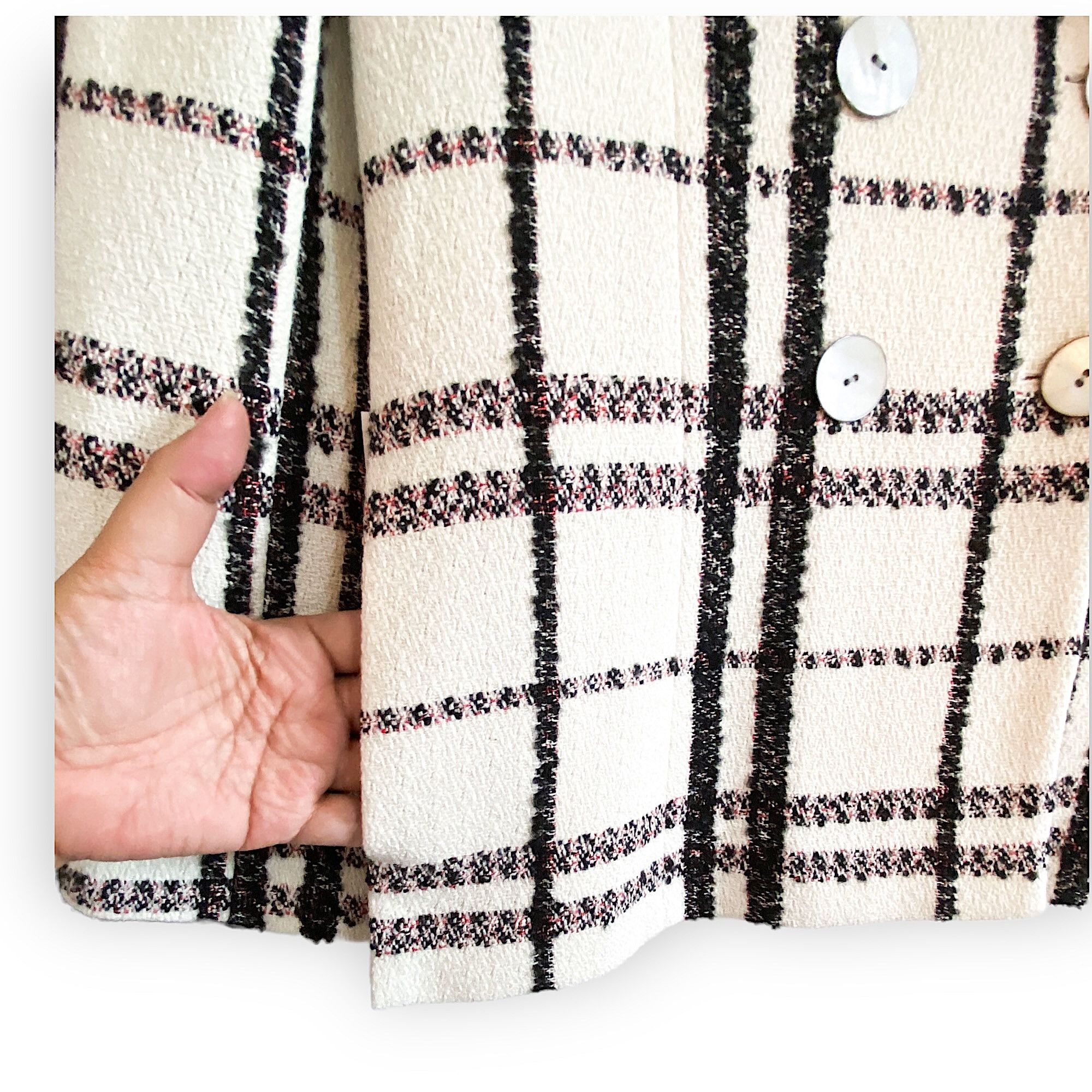 Derek Lam 10 Crosby NWT DEREK LAM 10 CROSBY Jacket, Plaid double breasted jacket Size M / US 6-8 / IT 42-44 - 7 Thumbnail