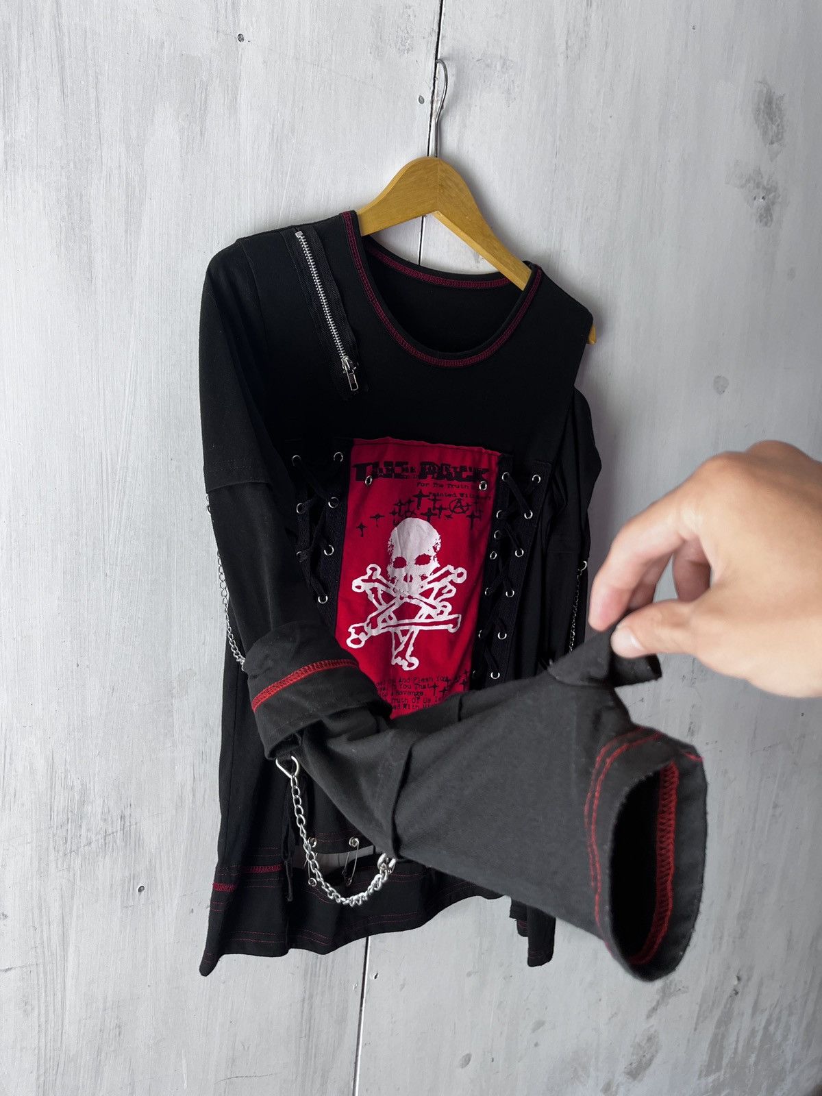 Japanese Brand Japanese Addictrap Cut-Sew Bondage tshirt Size US M / EU 48-50 / 2 - 7 Thumbnail