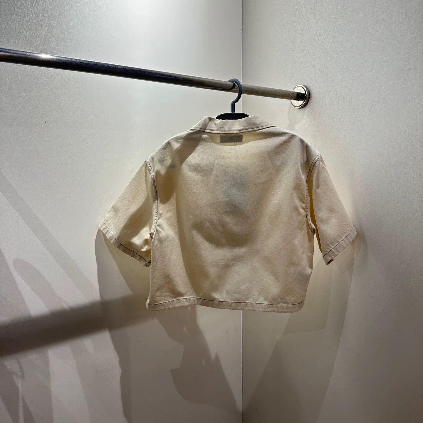 Miu Miu MIU MIU may435 logo pocket short sleeve shirt 38 Size XS / US 0-2 / IT 36-38 - 2 Thumbnail