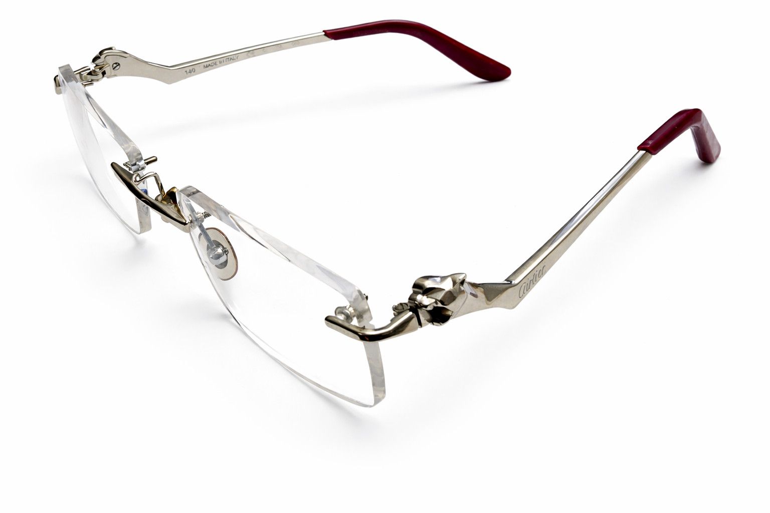 Cartier Authentic Cartier Silver Panthere Glasses CT02810 Size ONE SIZE - 8 Thumbnail