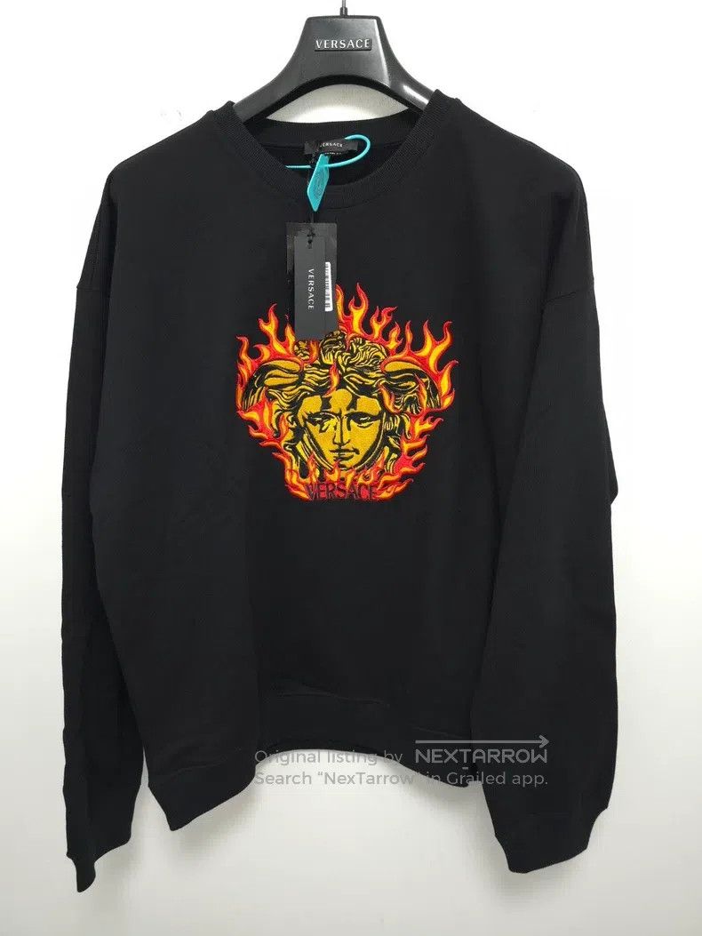 Versace Versace Flame avatar sweatshirt Size US S / EU 44-46 / 1 - 1 Thumbnail