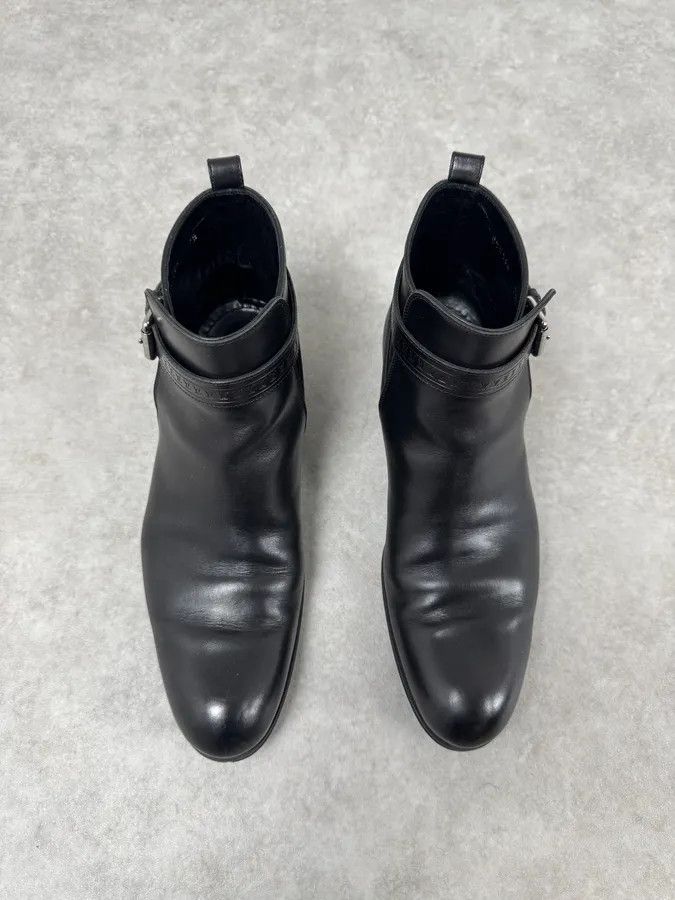 Louis Vuitton Louis Vuitton Black Leather Ankle Boots Size US 8.5 / EU 41-42 - 3 Thumbnail