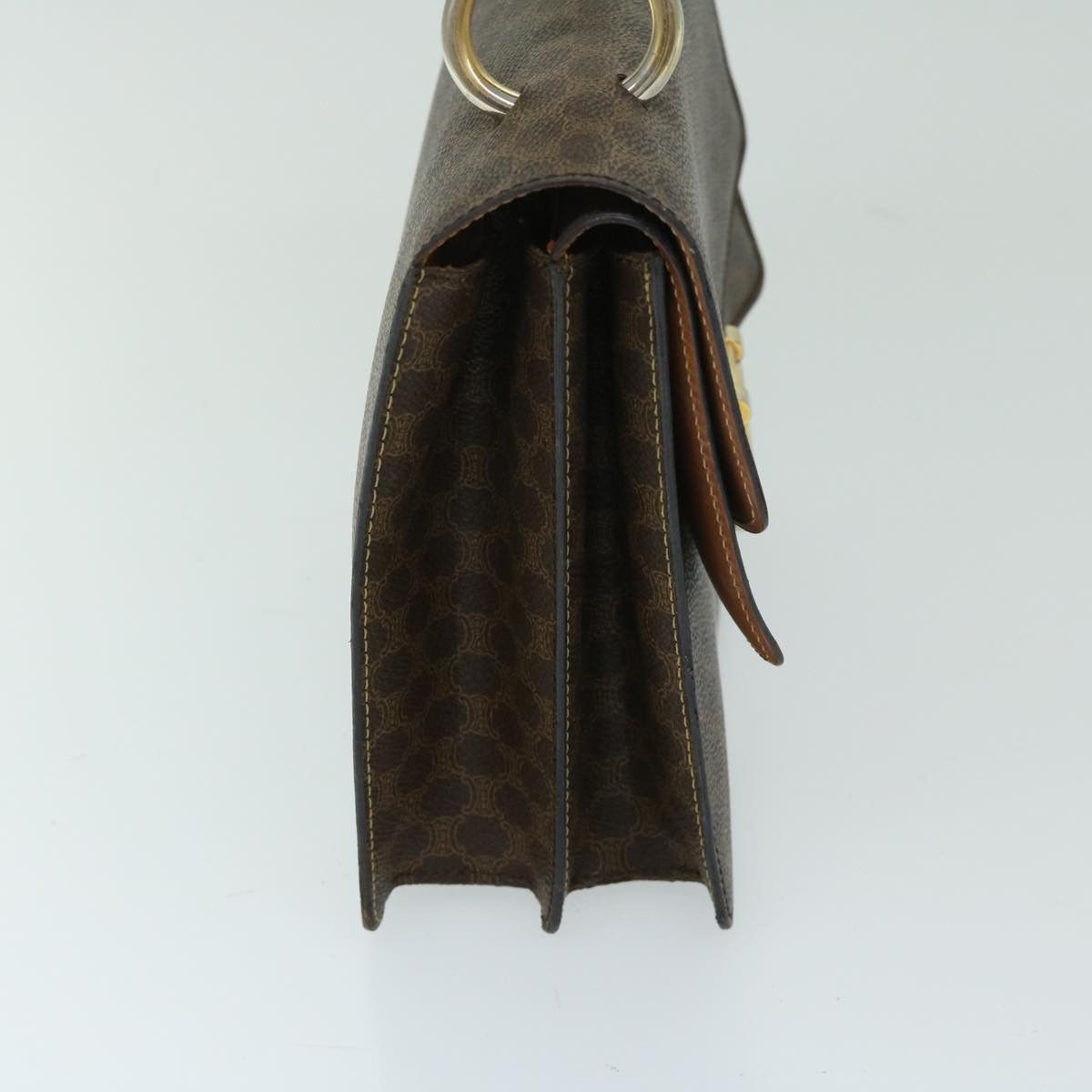 Celine CELINE Macadam Canvas Hand Bag Pvc Brown Size ONE SIZE - 5 Thumbnail
