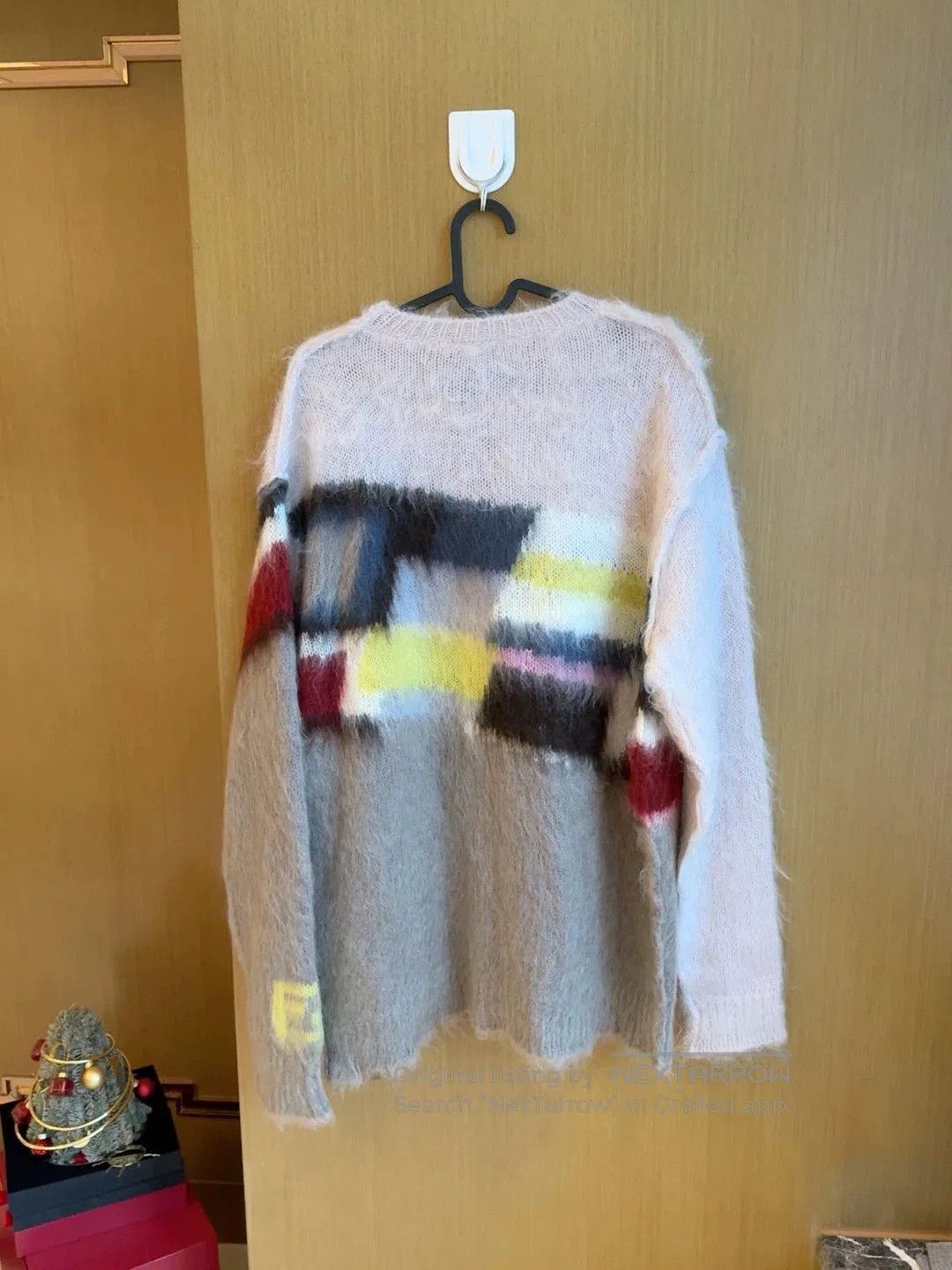 Fendi Fendi Multicolor Geometric Pattern Sweater. Size US L / EU 52-54 / 3 - 2 Thumbnail