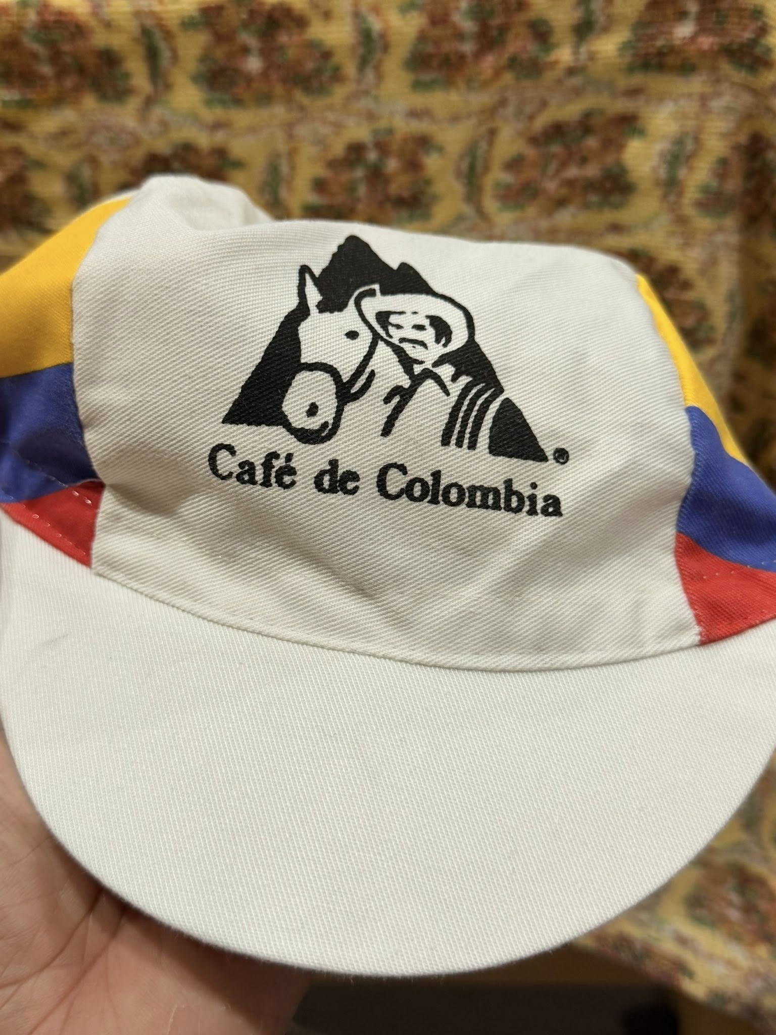 Other vintage Cafe de Colombia bicycle cap 57.5 cm Size ONE SIZE - 5 Thumbnail