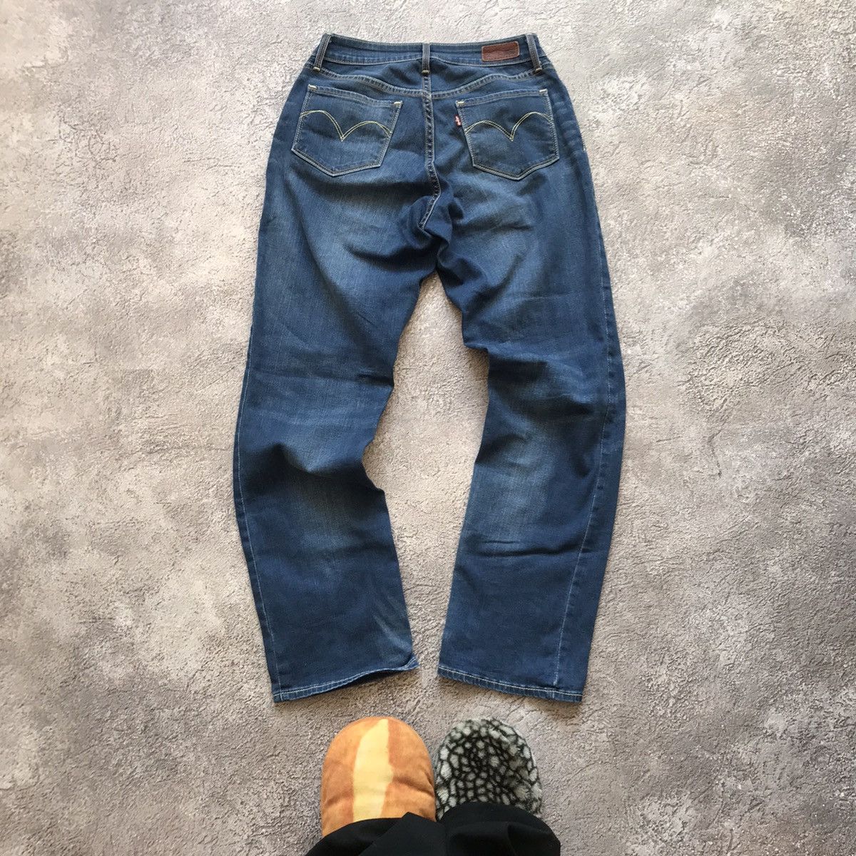 Vintage Vintage 90s Levis Baggy Distressed Jeans Grunge Y2K Logo 28 Size 28" / US 6 / IT 42 - 2 Thumbnail