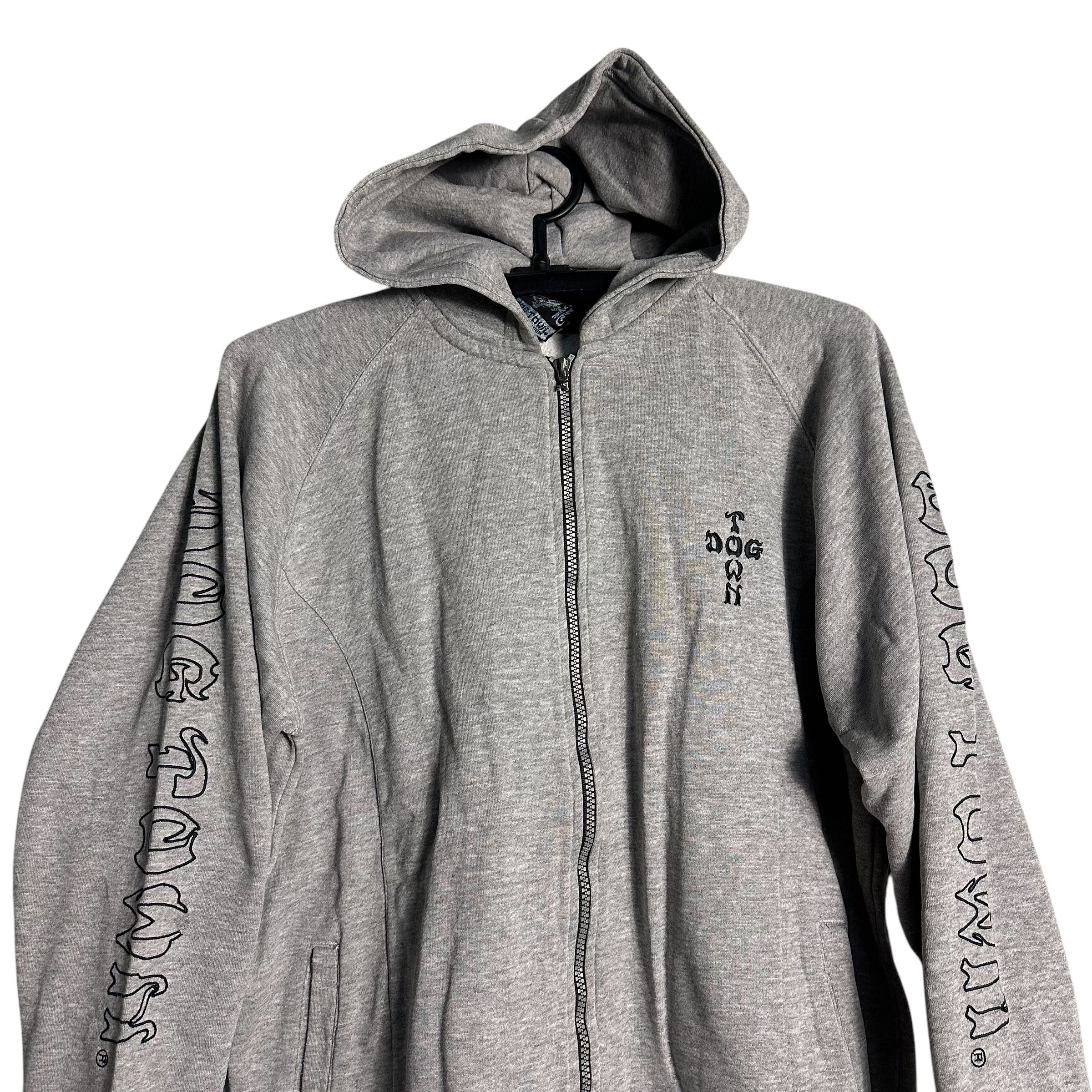 Dogtown 🔥RARE🔥Vtg Dogtown Black Dragon Skateboard Zipper Hoodie Size US L / EU 52-54 / 3 - 2 Thumbnail