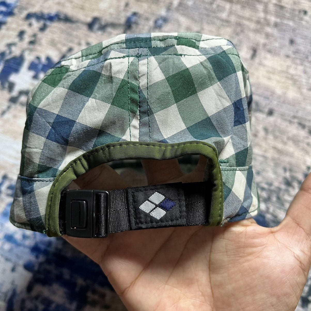 Japanese Brand × Montbell 💥Mont Bell Checkered Spell Out Cap Hats Size ONE SIZE - 4 Thumbnail