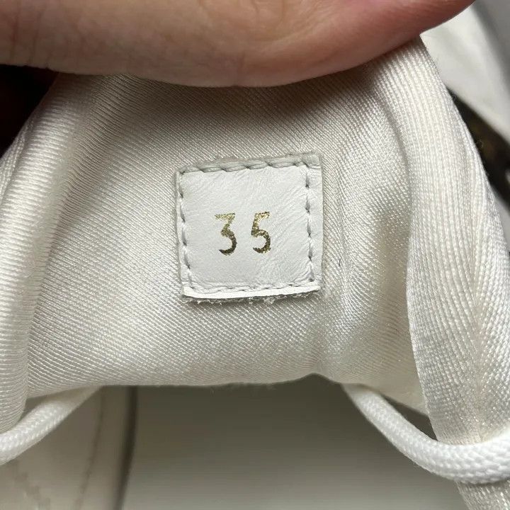 Louis Vuitton Louis Vuitton Aftergame Monogram White Sneakers -2508 Size US 5 / IT 35 - 5 Thumbnail