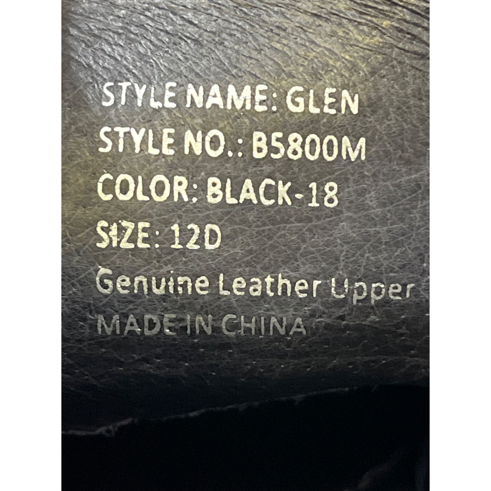 Other Moretti Black Label Glen Men's Black Leather Oxfords Size 12 Size US 12 / EU 45 - 7 Thumbnail
