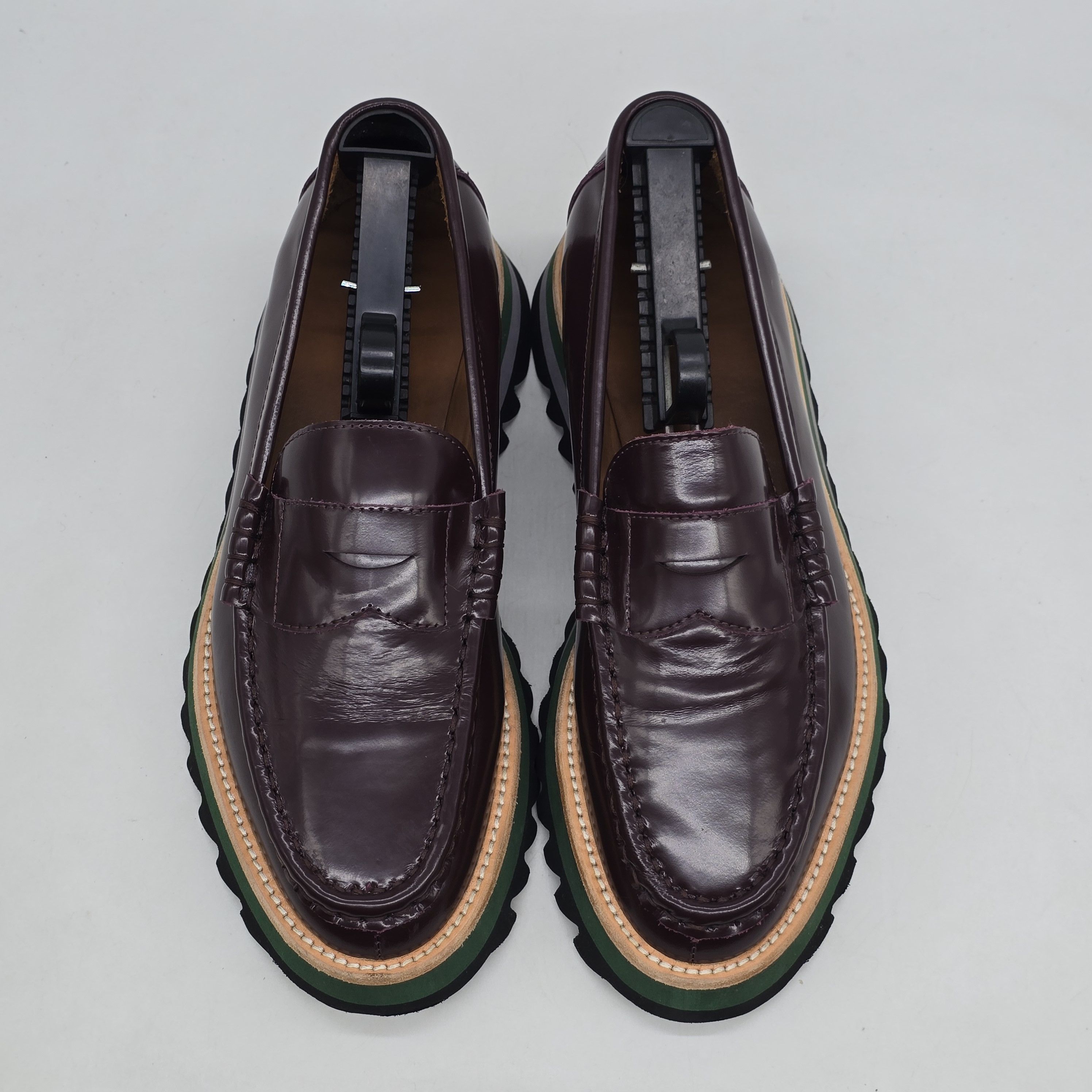 Kolor Kolor Beacon - Bordeaux Loafers Size US 8 / EU 41 - 3 Thumbnail