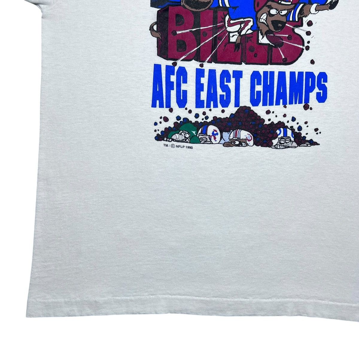 NFL Vintage 1990 NFL Buffalo Bills AFC East Champions T-Shirt Size US XL / EU 56 / 4 - 7 Thumbnail
