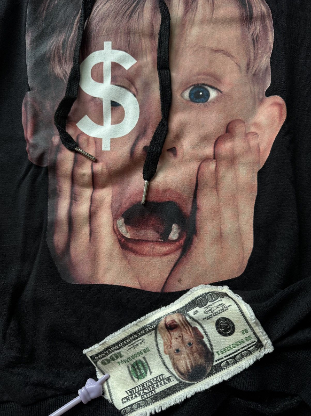 Other Home Alone US Dollar Pattern Hoodie Size US S / EU 44-46 / 1 - 2 Thumbnail