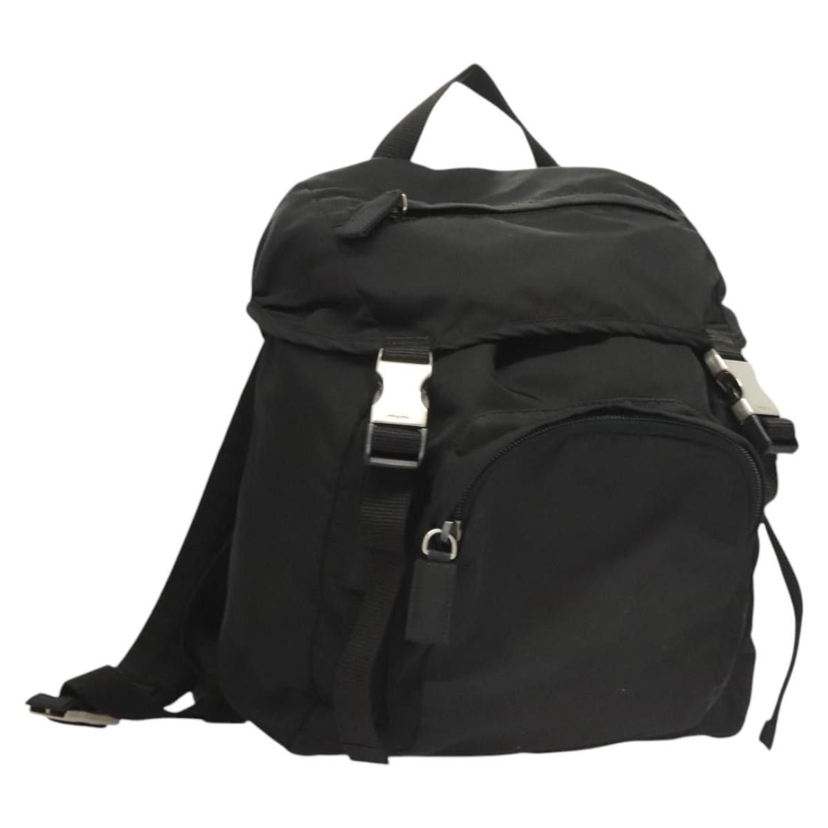 Prada Prada Double Buckle Backpack Tessuto Size ONE SIZE - 1 Thumbnail