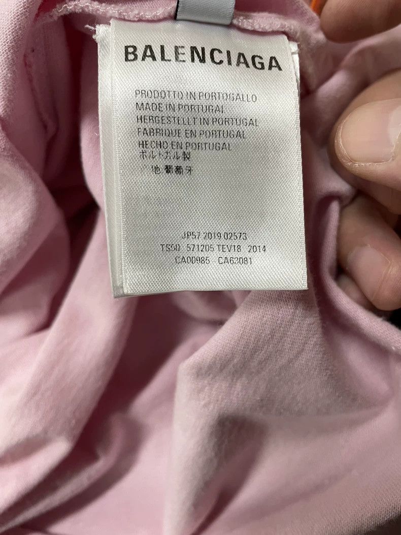 Balenciaga Balenciaga Pink Short Sleeve Size US S / EU 44-46 / 1 - 4 Thumbnail