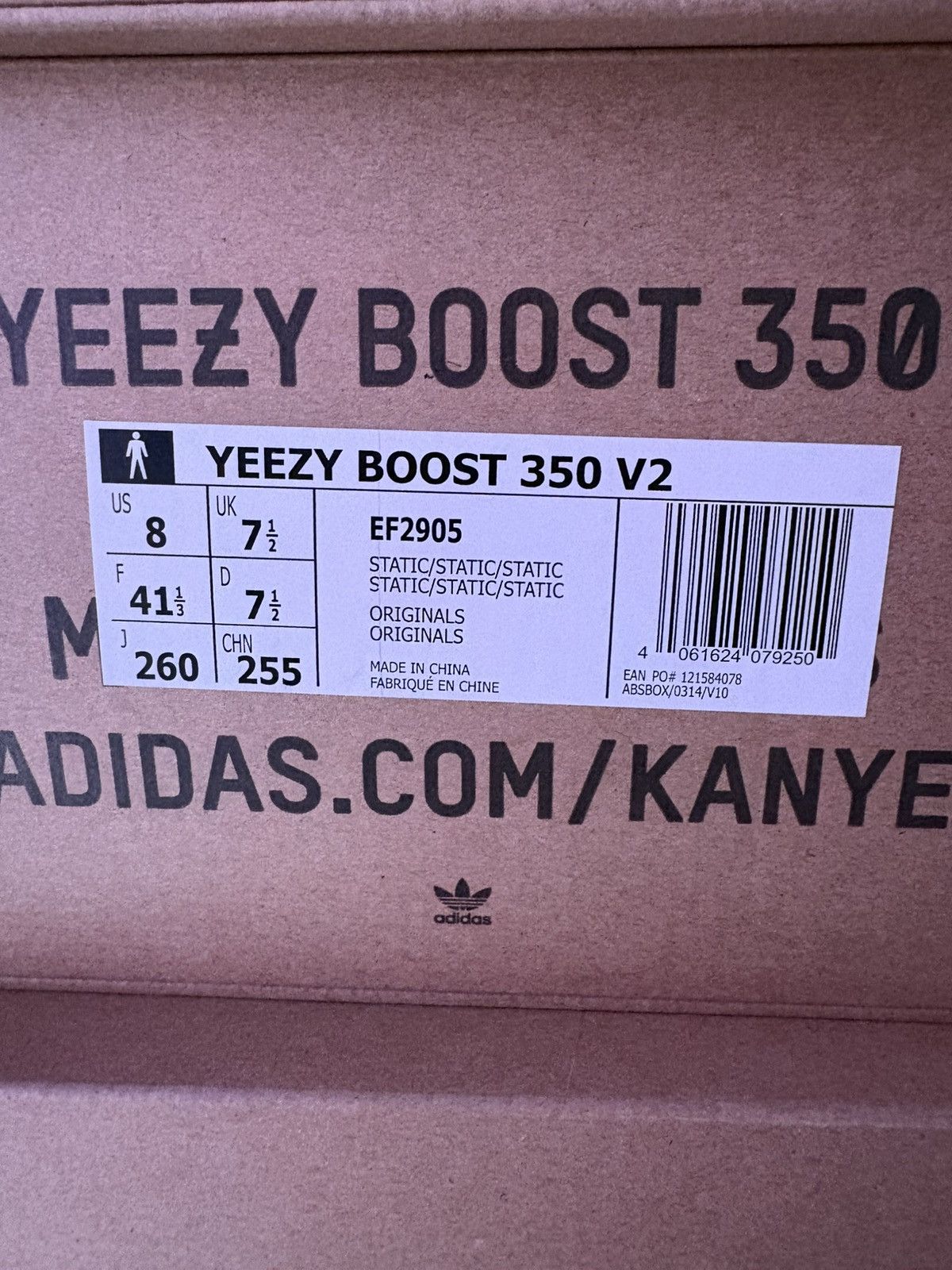 Adidas Yeezy Boost 350 V3 Static Size US 8 / EU 41 - 8 Thumbnail