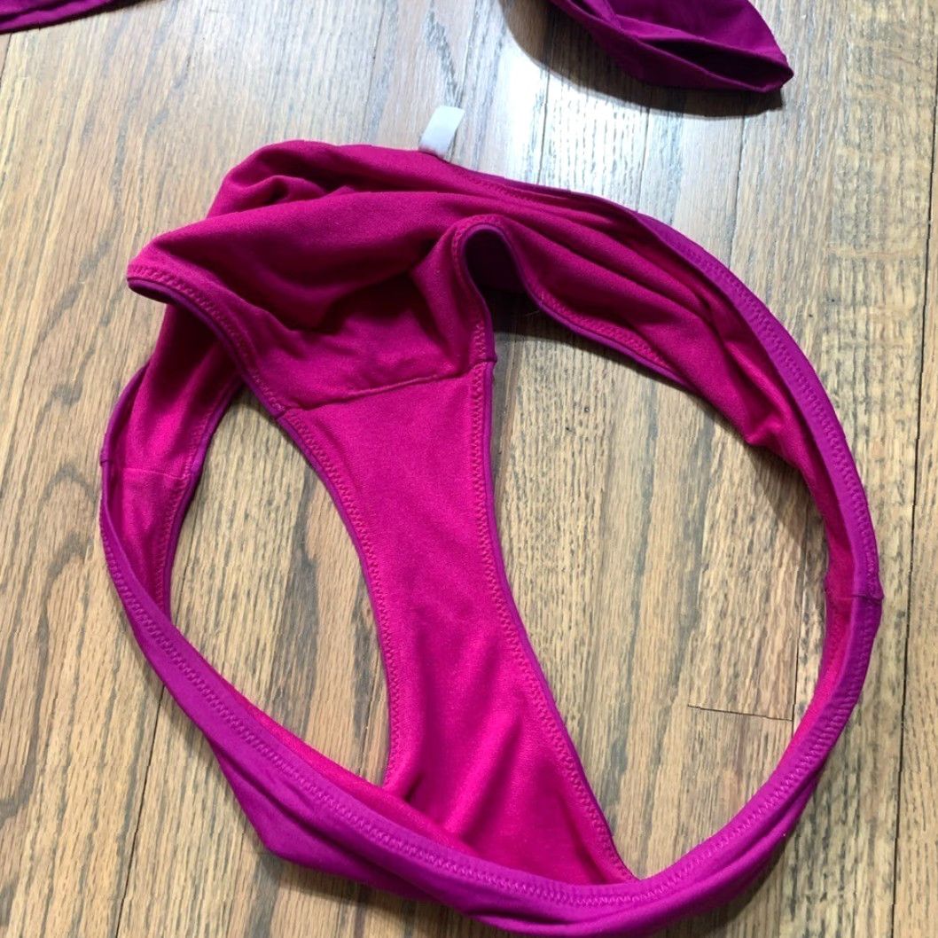 Athleta Athleta Swimsuit Set Tankini Top Bottoms 36B/C Medium Purple Women M Cover Up Size M / US 6-8 / IT 42-44 - 6 Thumbnail