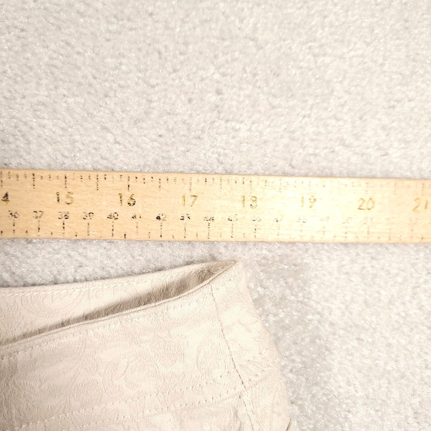 Vintage Chico's Pants Womens Size 3 Ankle Beige Stretch Preppy Adult 36x26 Jeans Regular Beige Womens Size 40" / US 18 - 4 Thumbnail