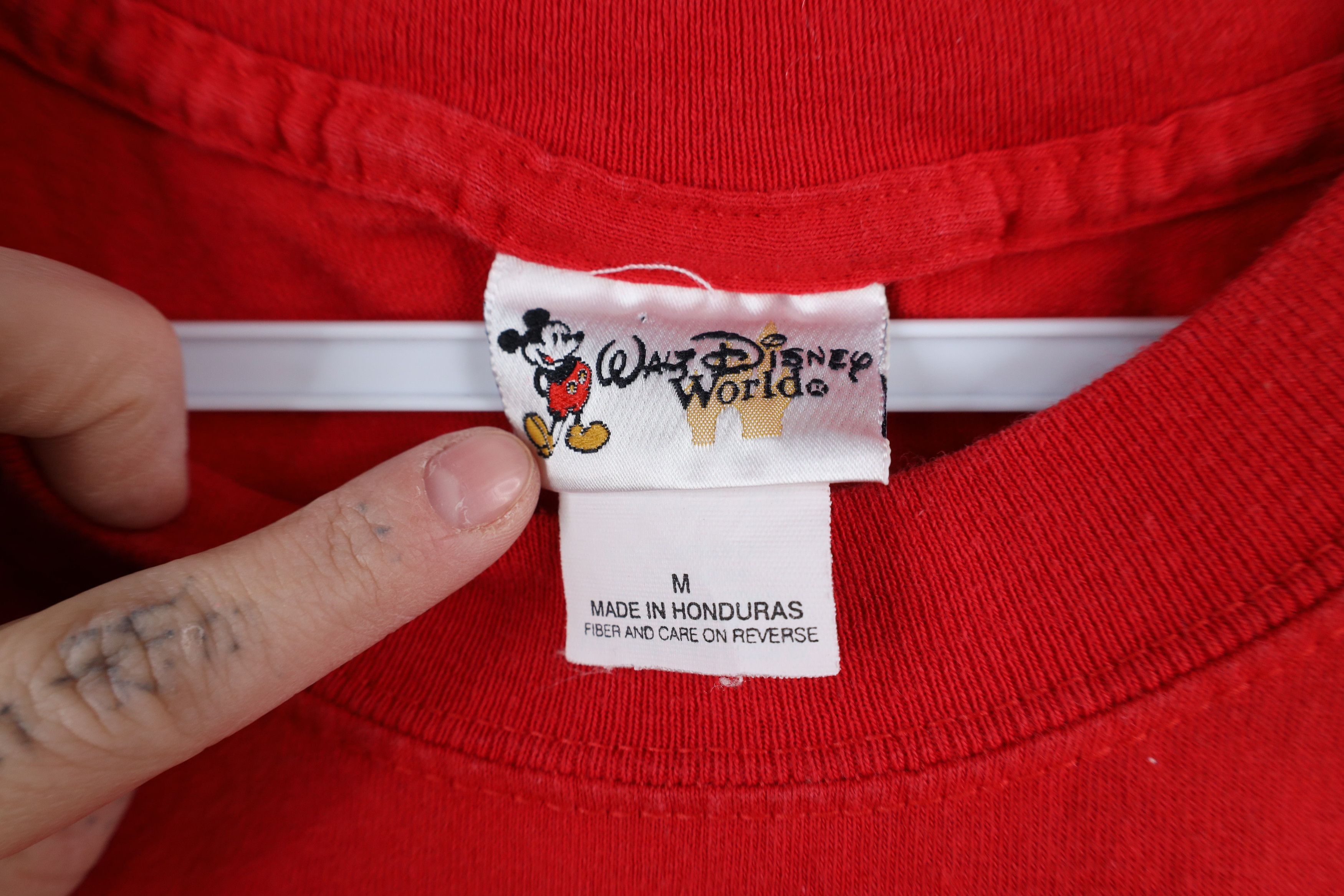 Disney × Vintage Vintage 90s Walt Disney World Spell Minnie Mouse T-Shirt Red Size M / US 6-8 / IT 42-44 - 8 Thumbnail