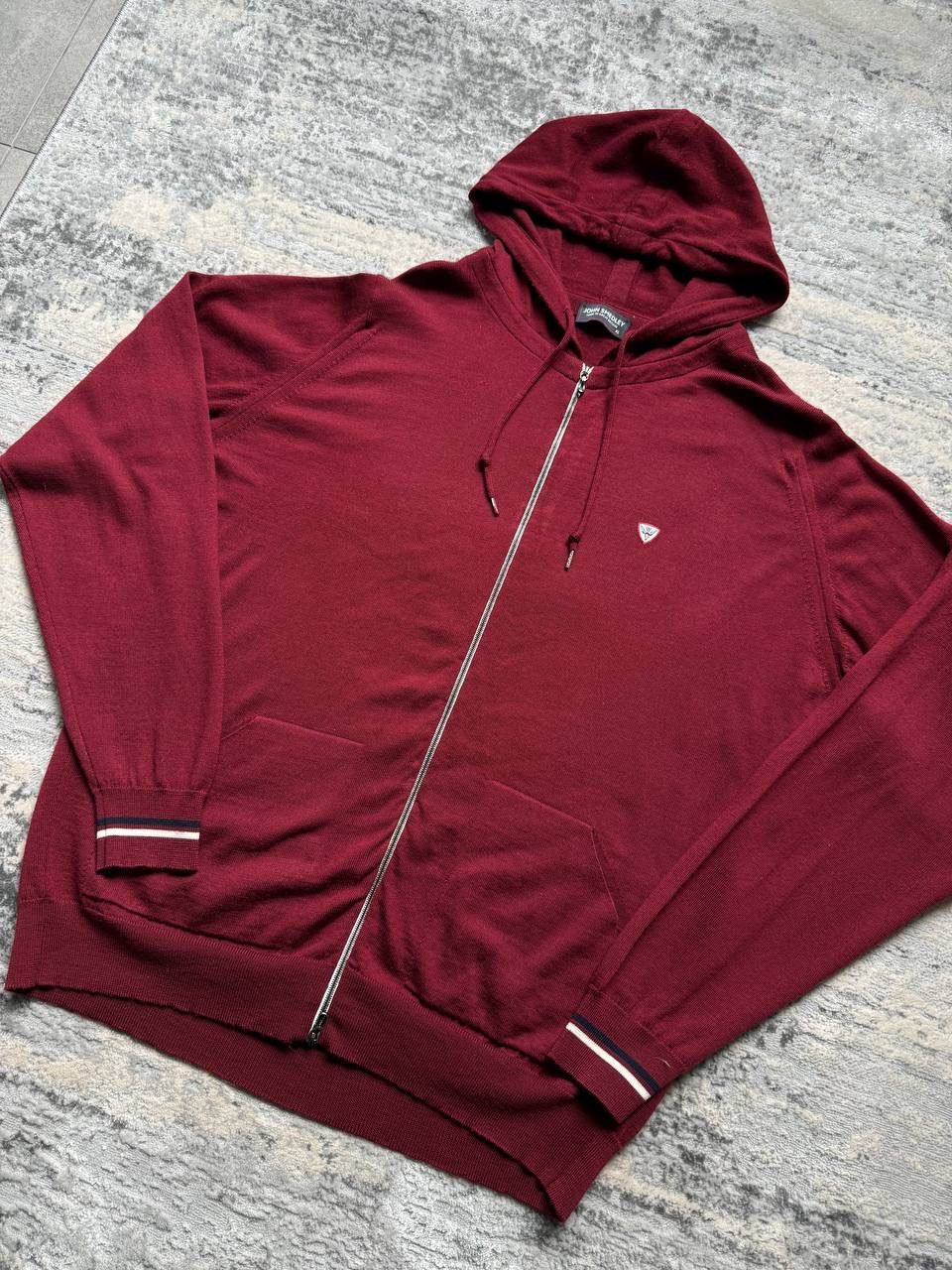 John Smedley John Smedley Wool Zip Hoodie Size US XL / EU 56 / 4 - 2 Thumbnail