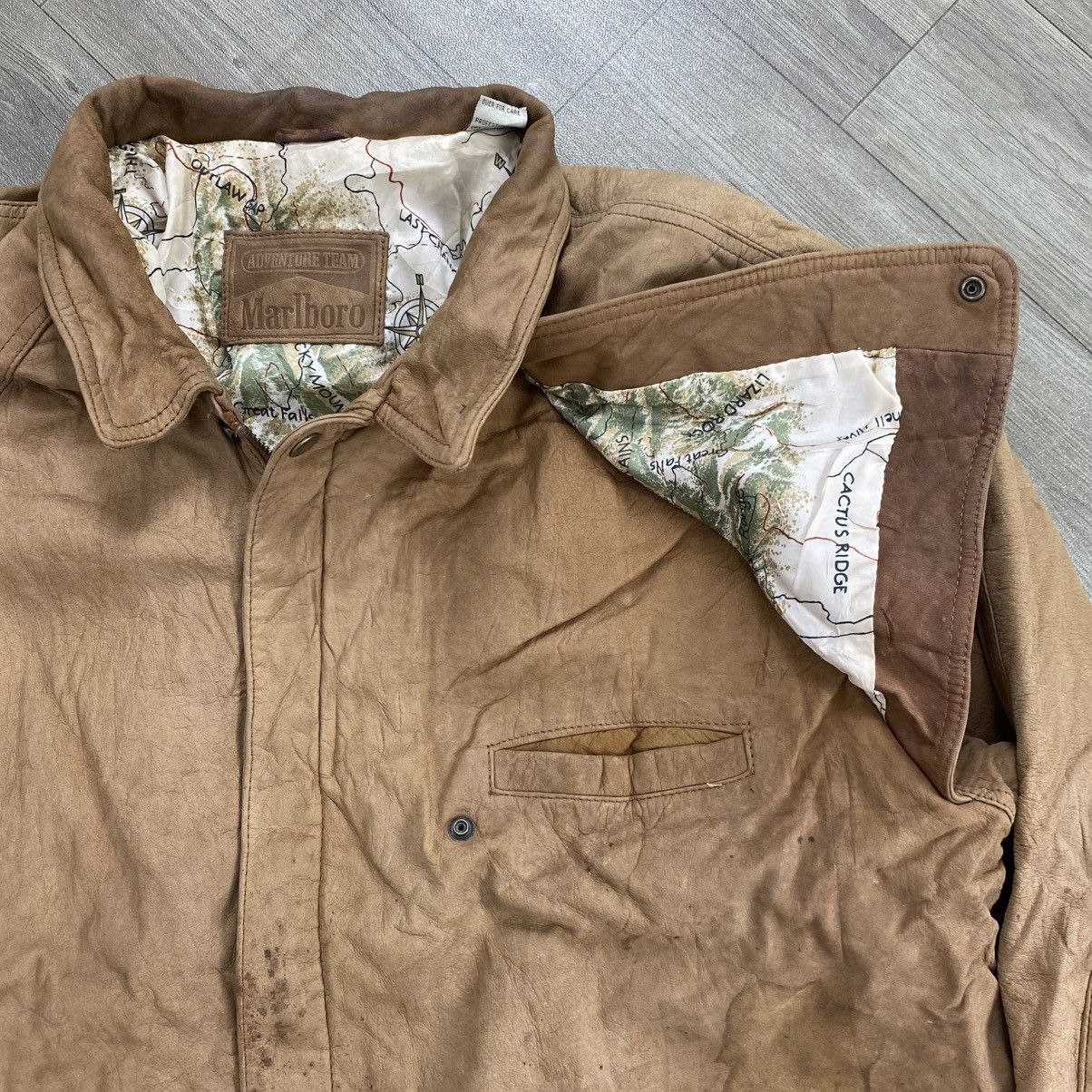 Marlboro 1990s Vintage Marlboro Adventure Suede Leather Jacket Size US M / EU 48-50 / 2 - 4 Thumbnail