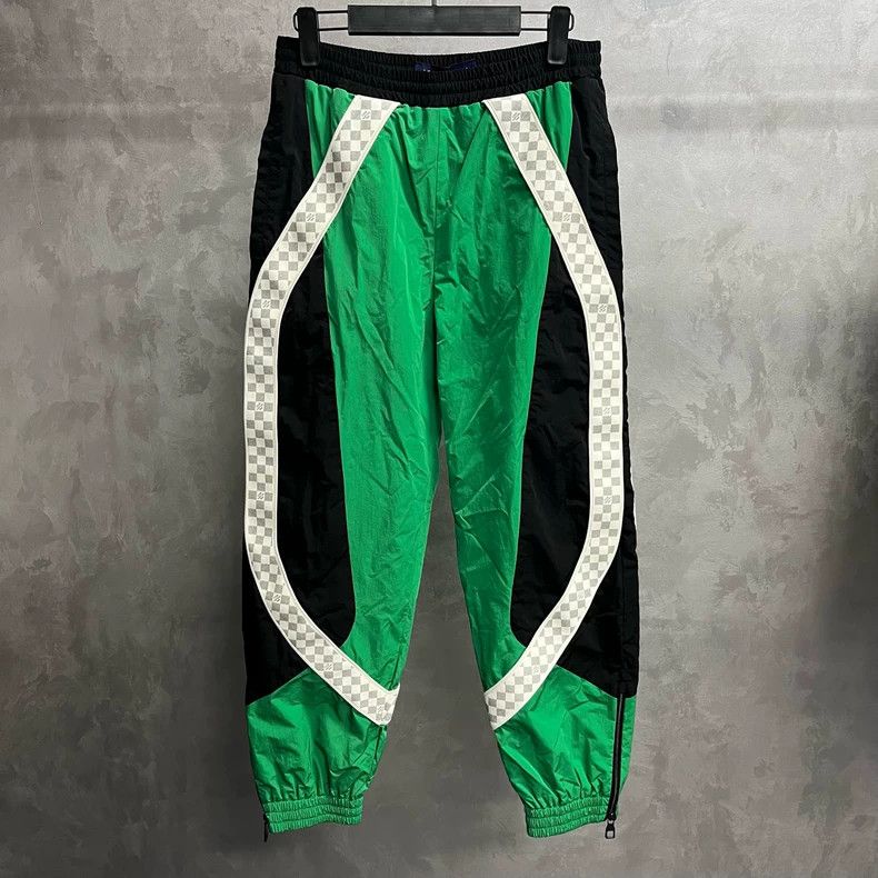 Louis Vuitton Louis Vuitton size s Green paneled checked elasticated kni Size US 28 / EU 44 - 1 Thumbnail