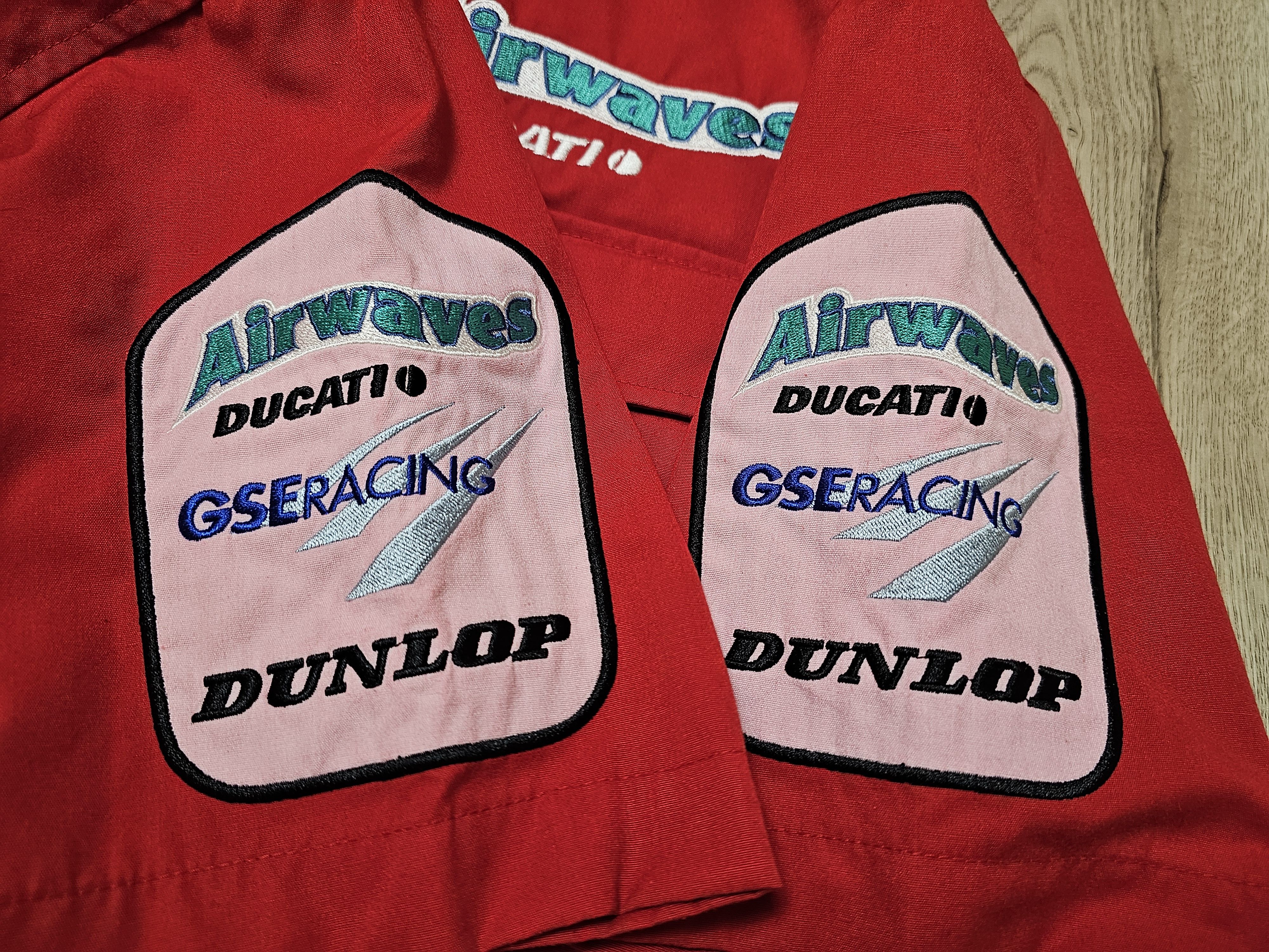 Formula 1 × Vintage DUCATI VINTAGE SHIRT 90s AIRWAVES SHIRT BUTTON MOTORCYCLE Size US XL / EU 56 / 4 - 7 Thumbnail