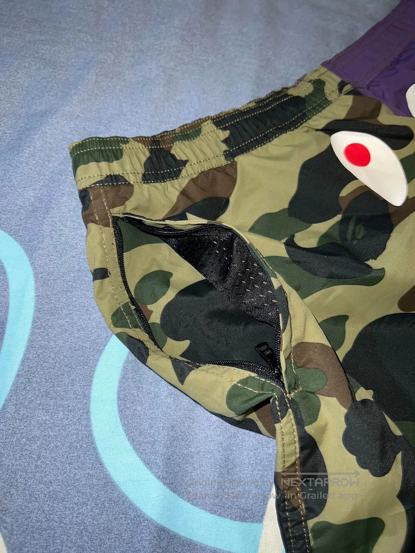 Bape Bape Shark Camo Purple Shorts. Size US 32 / EU 48 - 5 Thumbnail