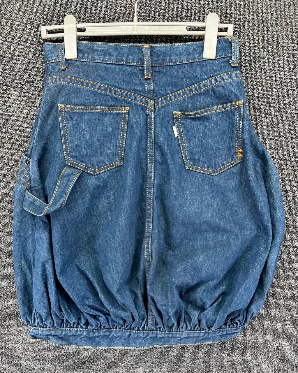 Issey Miyake Vintage Issey Miyake Ne-Net Rare Denim Midi Skirts Size 28" / US 6 / IT 42 - 7 Thumbnail