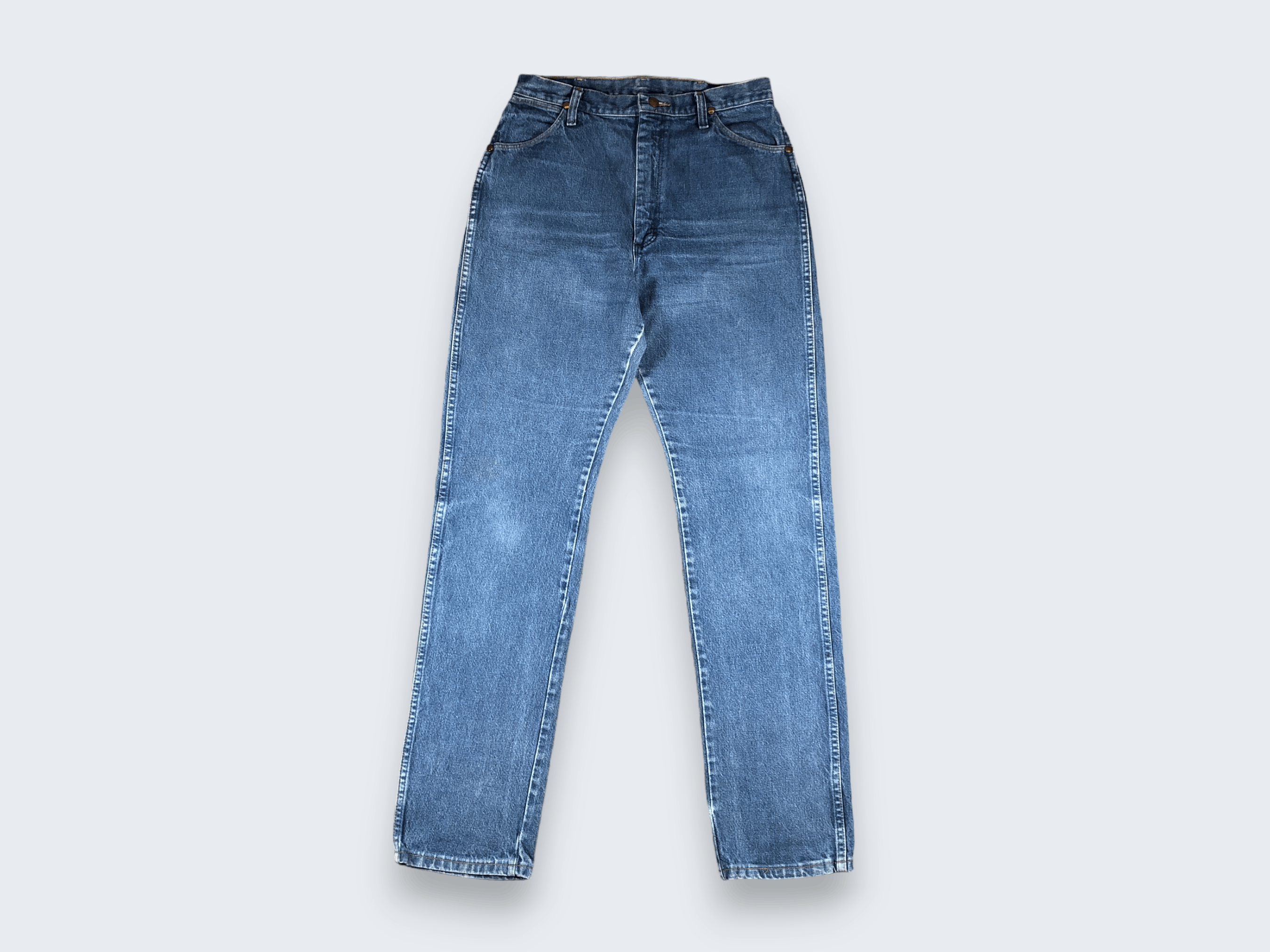 Vintage × Wrangler Vintage Wrangler Light Blue Wash Jeans L673 Size US 32 / EU 48 - 1 Thumbnail