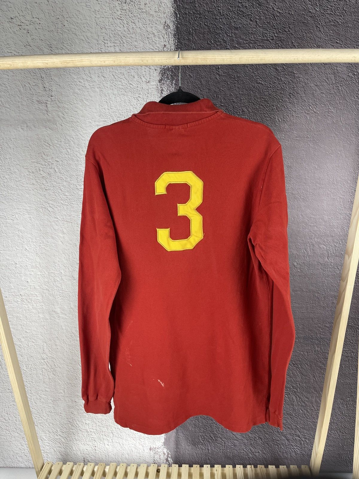 Polo Ralph Lauren Polo Ralph Lauren vintage Mercer Team distressed rugby polo Size US L / EU 52-54 / 3 - 3 Thumbnail