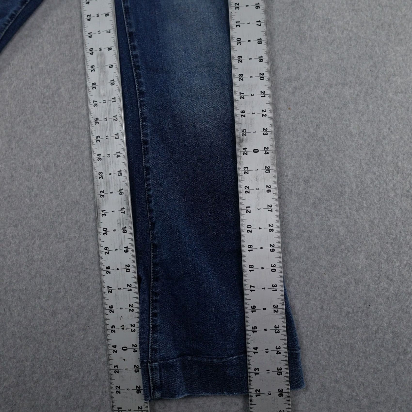 Pistola PISTOLA Jeans Womens 26 Flared Medium Wash Blue Denim 5-Pocket Zipper Fly Size 26 (26X26) Cotton Denim Womens Jeans Size 26" / US 2 / IT 38 - 7 Thumbnail
