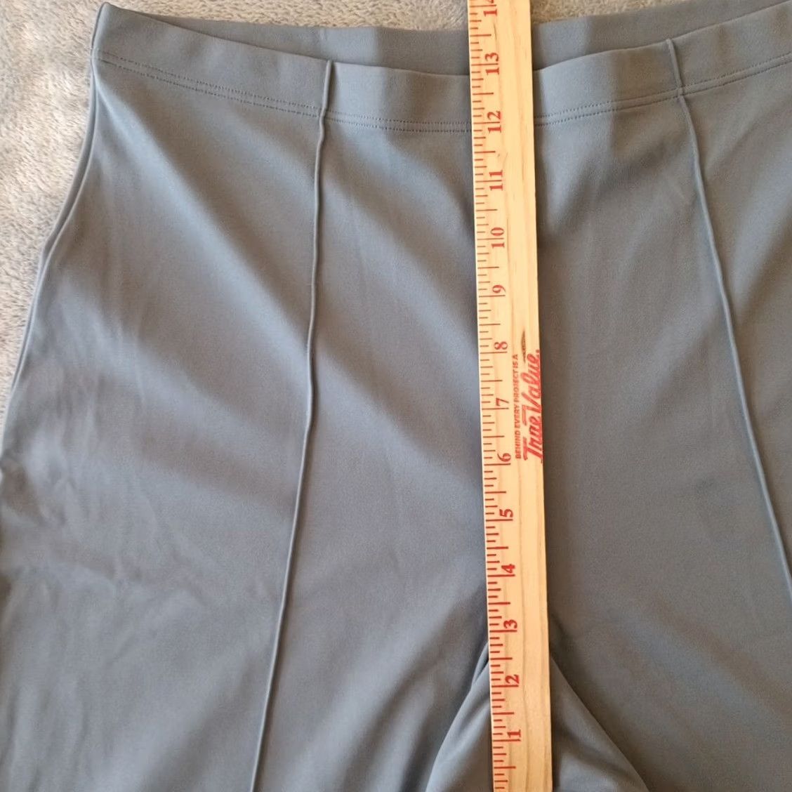 Victoria's Secret Victoria's Secret VSX Elevate Pants Womens XL Gray High Waist Wide-Leg Ankle Stretch Elastic Front Flat 31in Inseam Regular Rise Size 40" / US 18 - 4 Thumbnail