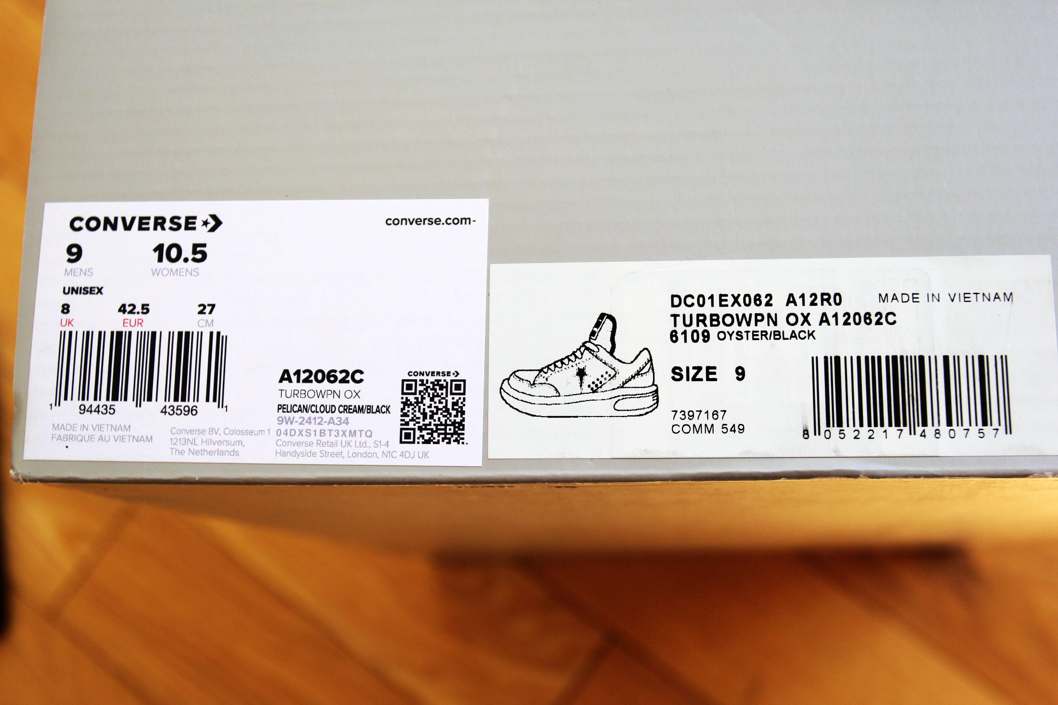 Converse × Rick Owens Drkshdw BNWT SS25 RICK OWENS DRKSHDW TURBOWPN OX SNEAKERS OYSTER 9 Size US 9 / EU 42 - 8 Thumbnail