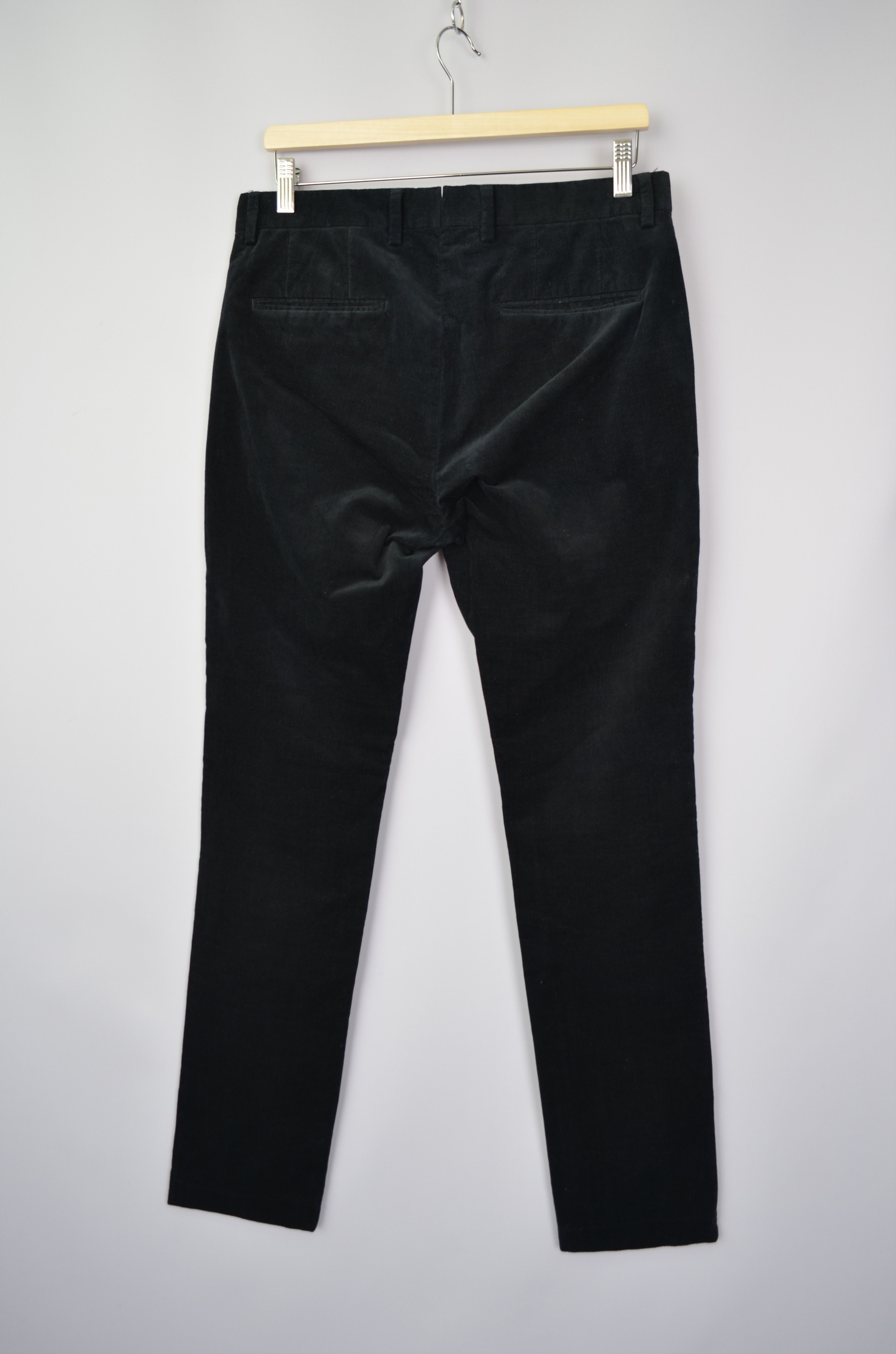 Designer × Reiss REISS Black Corduroy Mens Pants Trousers Size W32 L32 Size US 32 / EU 48 - 5 Thumbnail