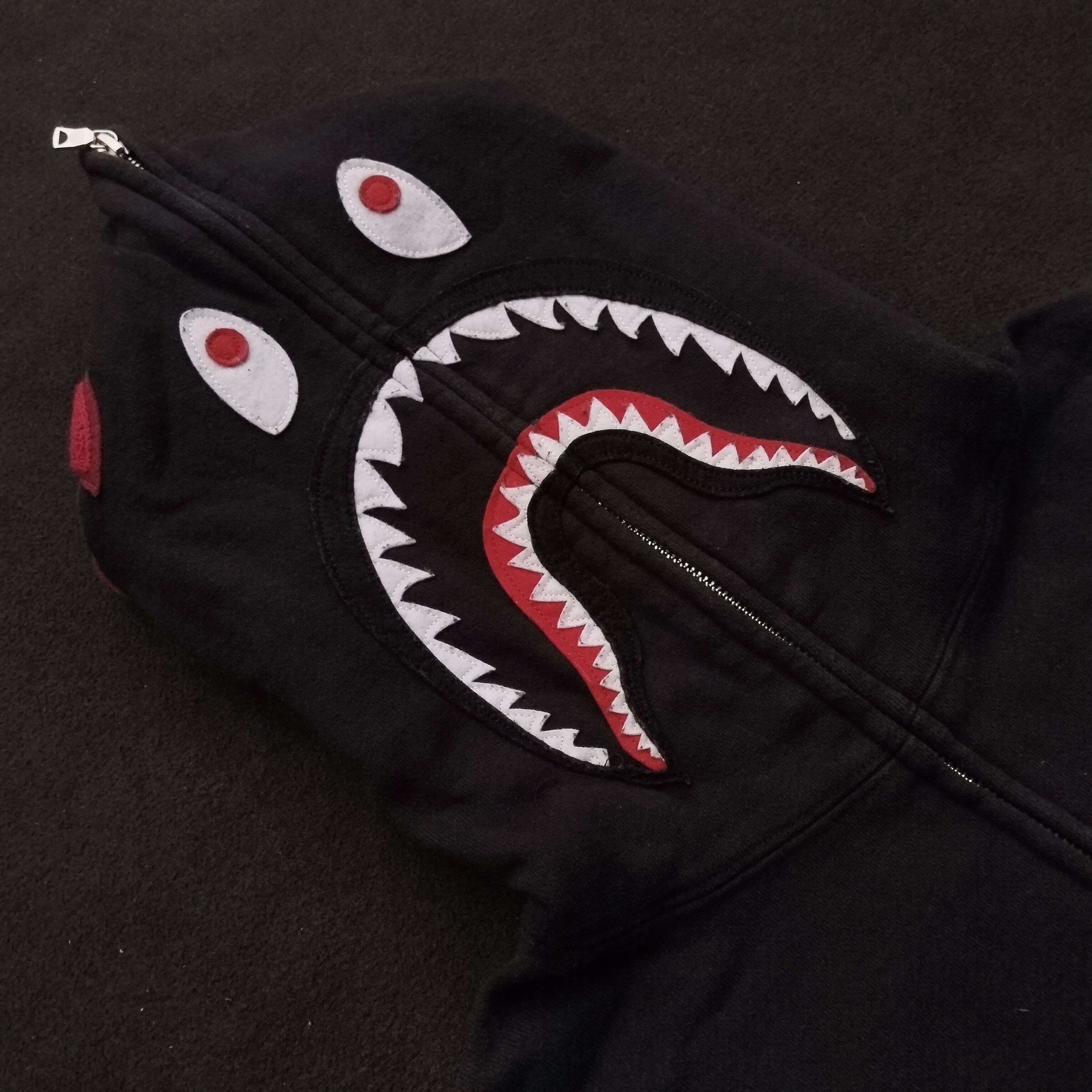 Bape 2017 Bape x Betty Boop Shark Full Zip Hoodie Size XS / US 0-2 / IT 36-38 - 3 Thumbnail