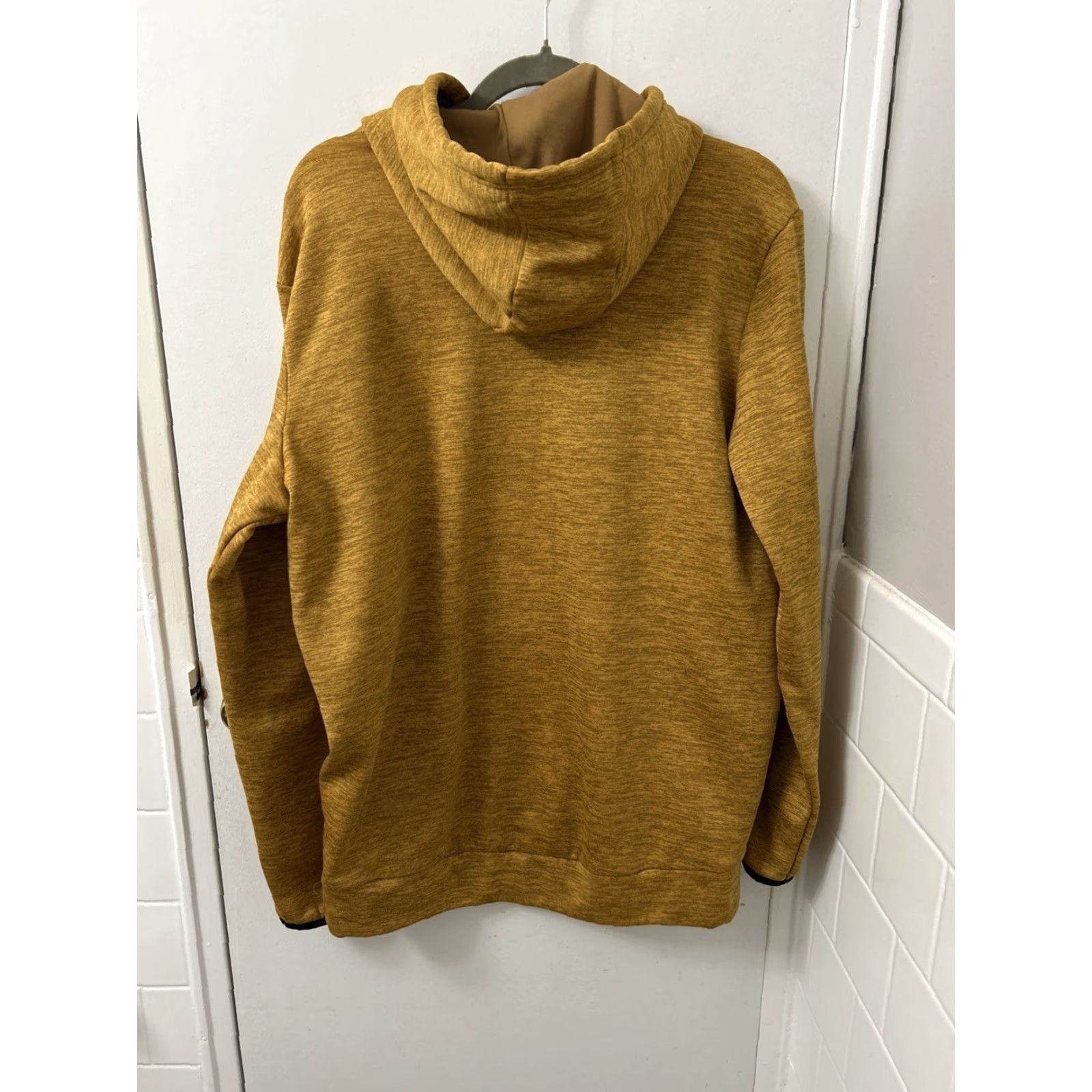 Under Armour Under Armour Hoodie Mens Medium Tall Yellow Gold Fleece Lined Sweatshirt L/S Size US M / EU 48-50 / 2 - 7 Thumbnail