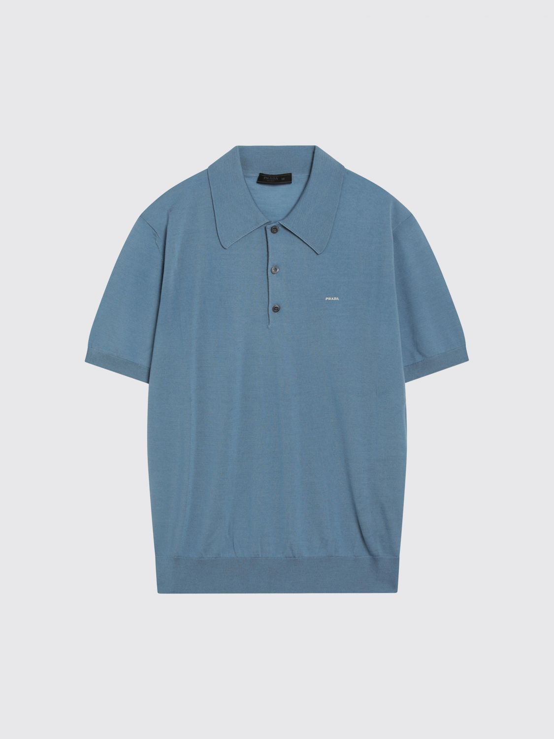 Prada Prada Polo Shirt Men Blue Size US L / EU 52-54 / 3 - 1 Preview