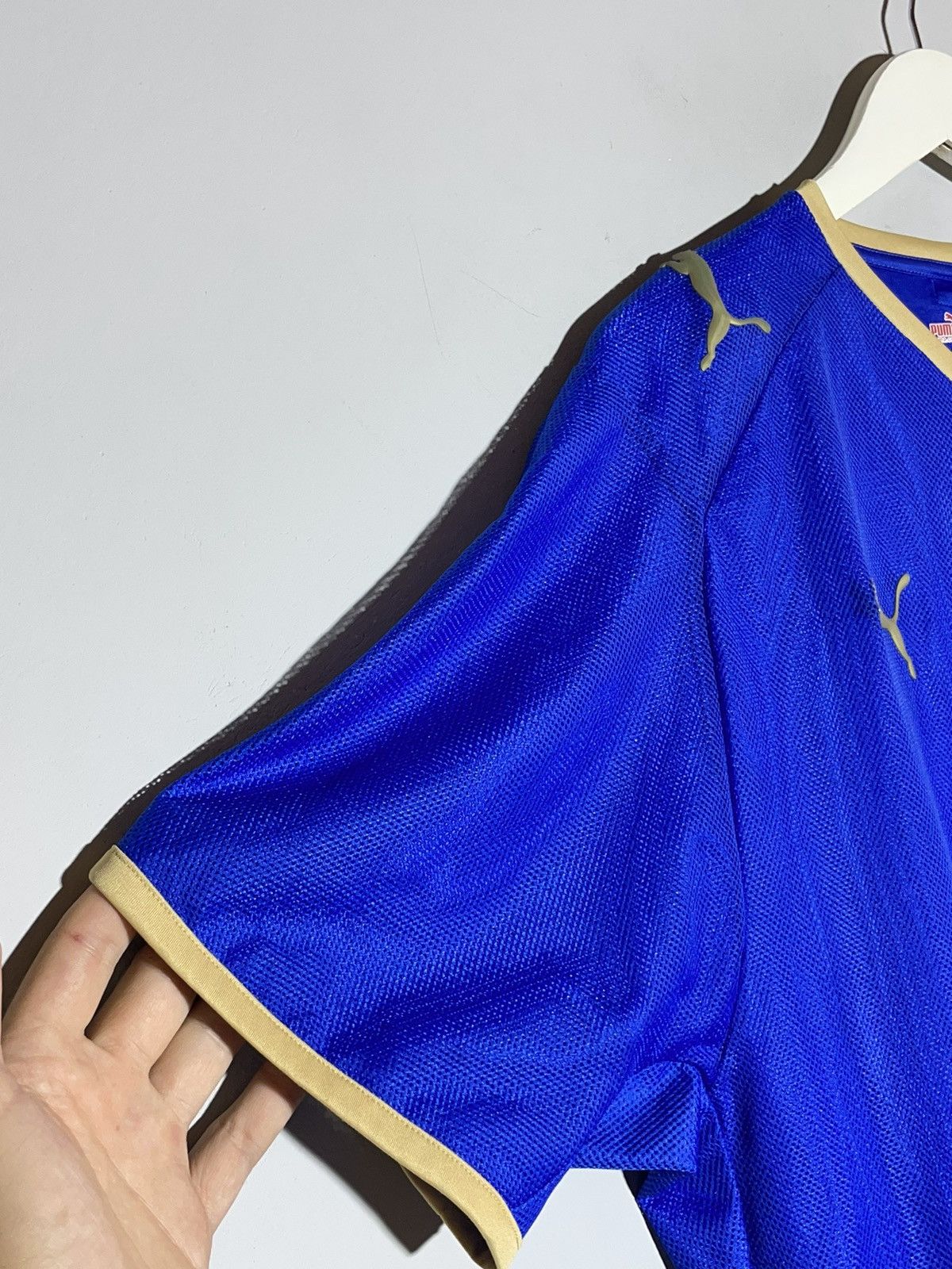Puma × Vintage National Team Italy Puma 2008 Home Y2k Football Shirt Size US XL / EU 56 / 4 - 4 Thumbnail