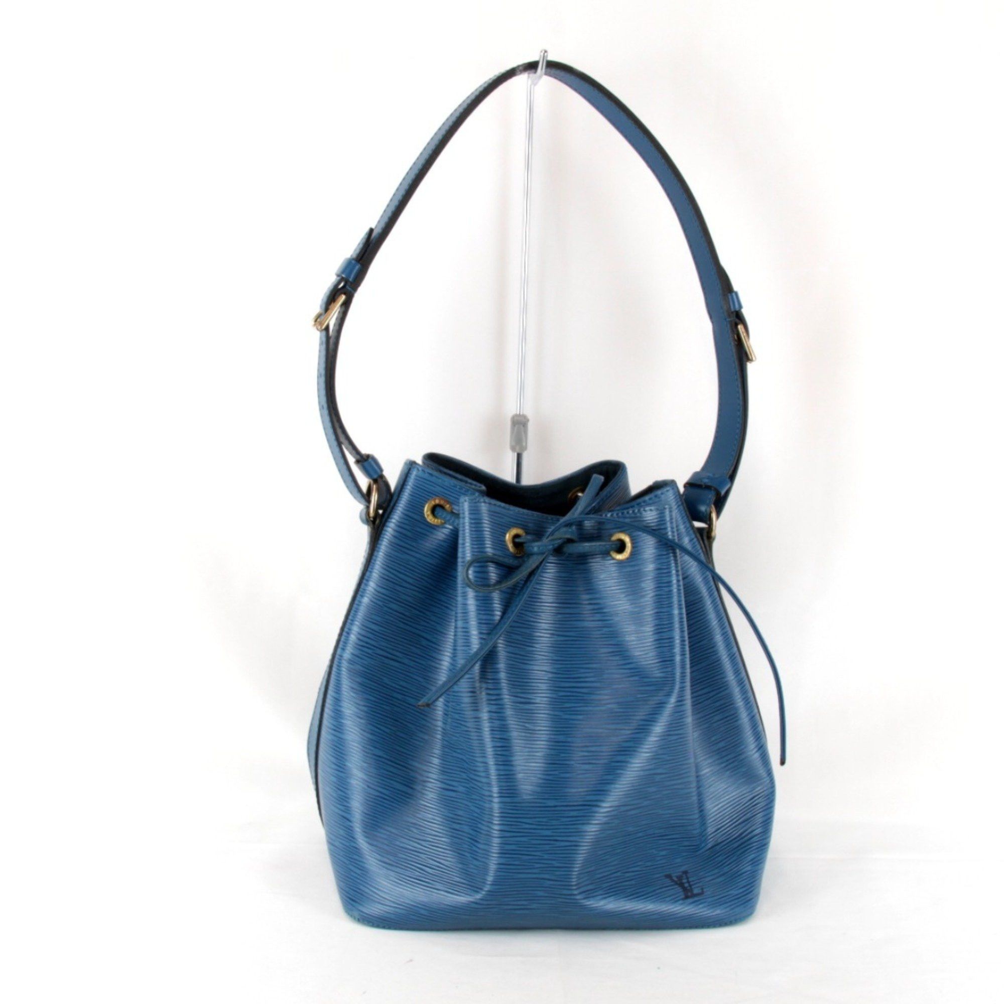 Louis Vuitton LOUIS VUITTON Petit Noe M44105 Shoulder Bag in Epi Leather, Blue, Women's Size ONE SIZE - 1 Thumbnail