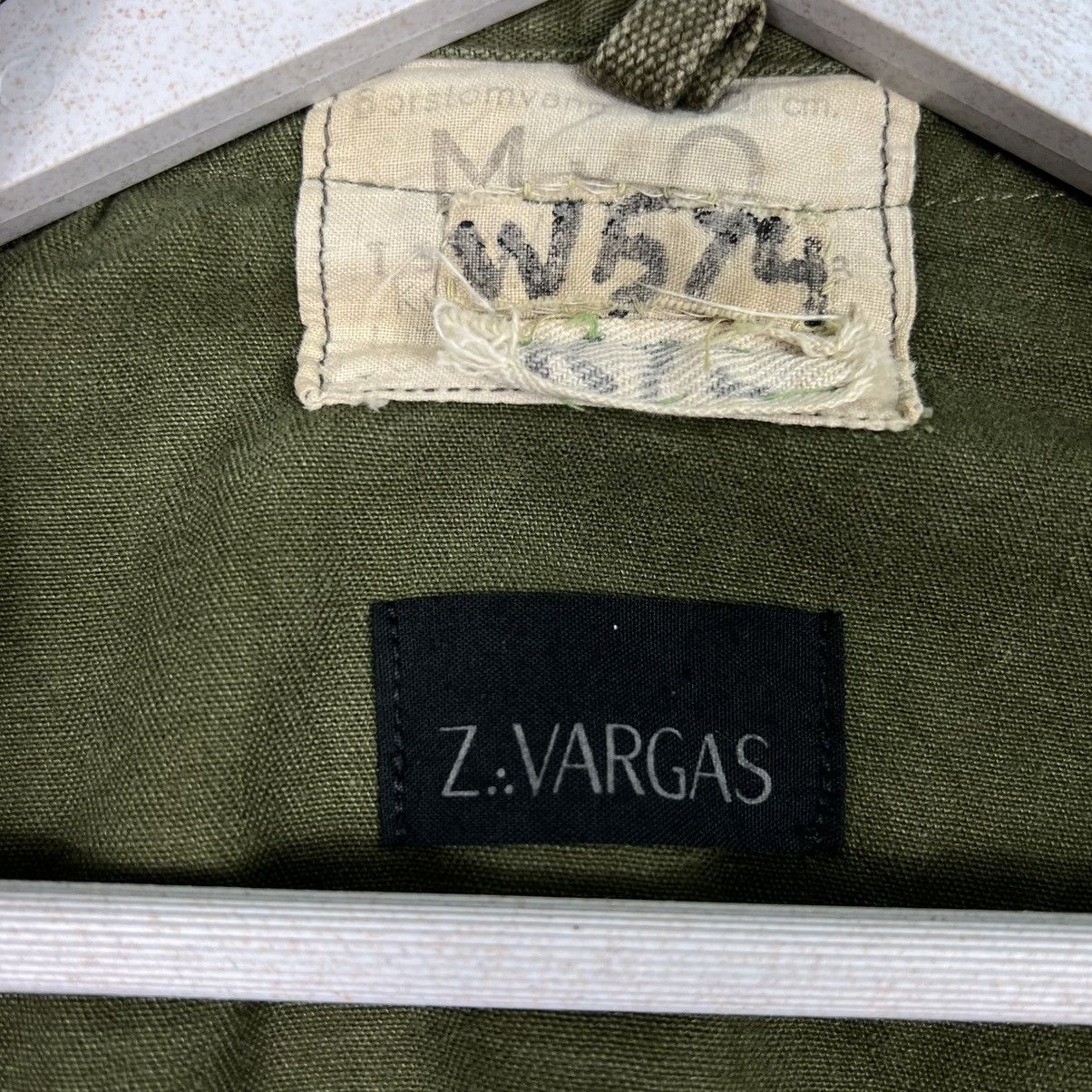Designer × Vintage 🔥 VINTAGE REWORK Z VARGAS HBT MILITARY SHIRTS JACKET Size US M / EU 48-50 / 2 - 14 Thumbnail